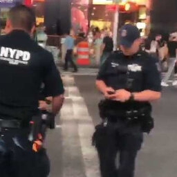 Times Square scare: 4 hospitalized, nearly 2 dozen injured when motorcycle backfiring mistaken for active shooter