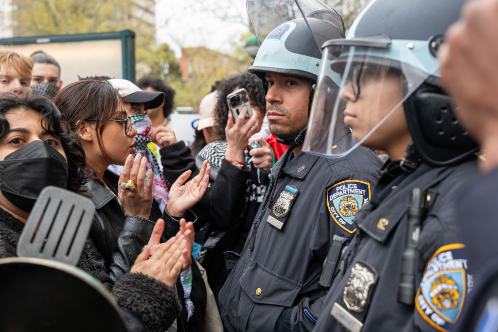 At least 5 protestors arrested on Columbia University's campus after pro-Palestinian protests