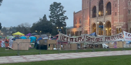 Pro-Palestinian demonstrators continue ‘solidarity encampment’ at UCLA
