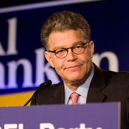 Al Franken says he's keeping his options open on a political comeback