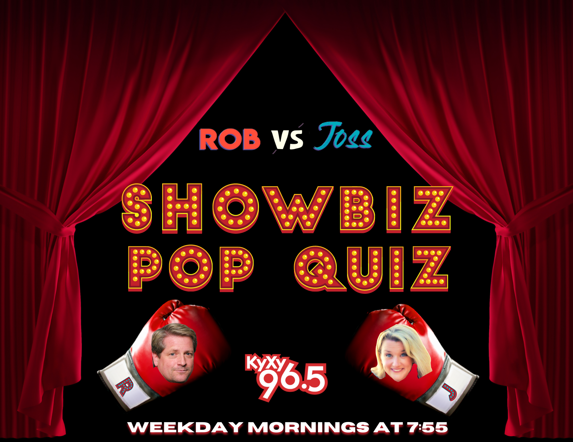 Chrissy From Encinitas Battles Joss In The Showbiz Pop Quiz!