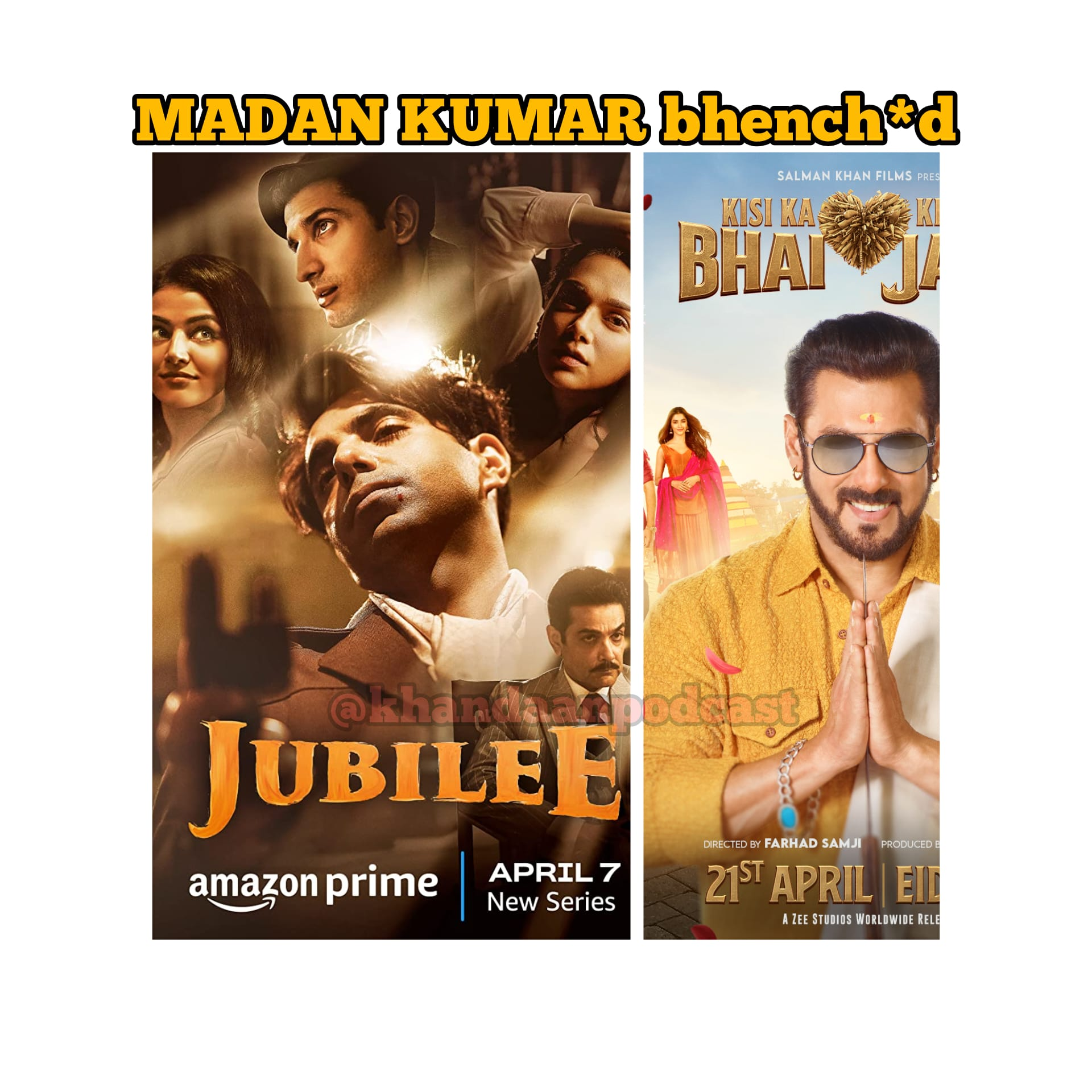 Ep 179- Jubilee Review and Kisi Ka Bhai Kisi Ki Jaan Trailer