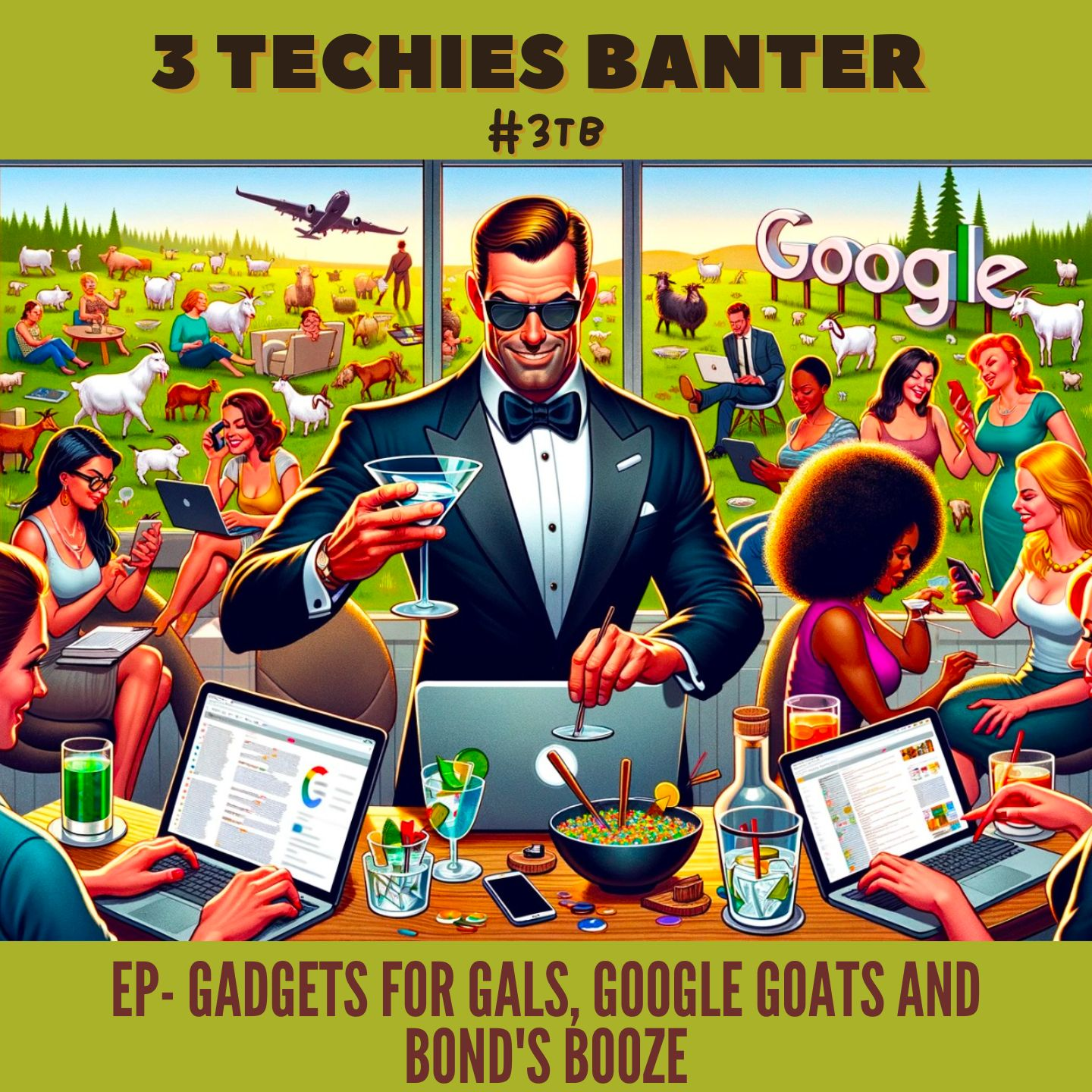 3TB Shorts 8 - Gadgets for Gals, Google Goats and Bond's Booze