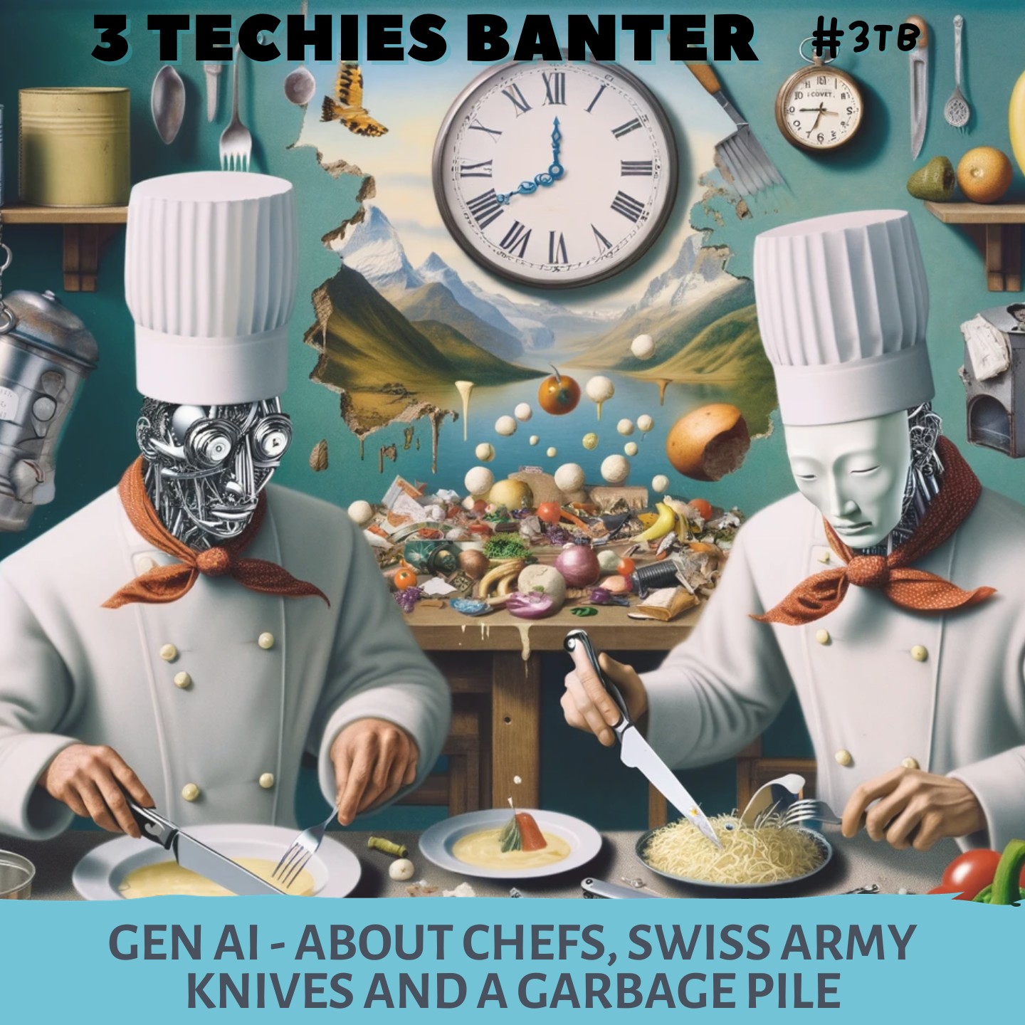 3TB Shorts 10: GenAI - About Chefs, Swiss Army Knives and a Garbage Pile