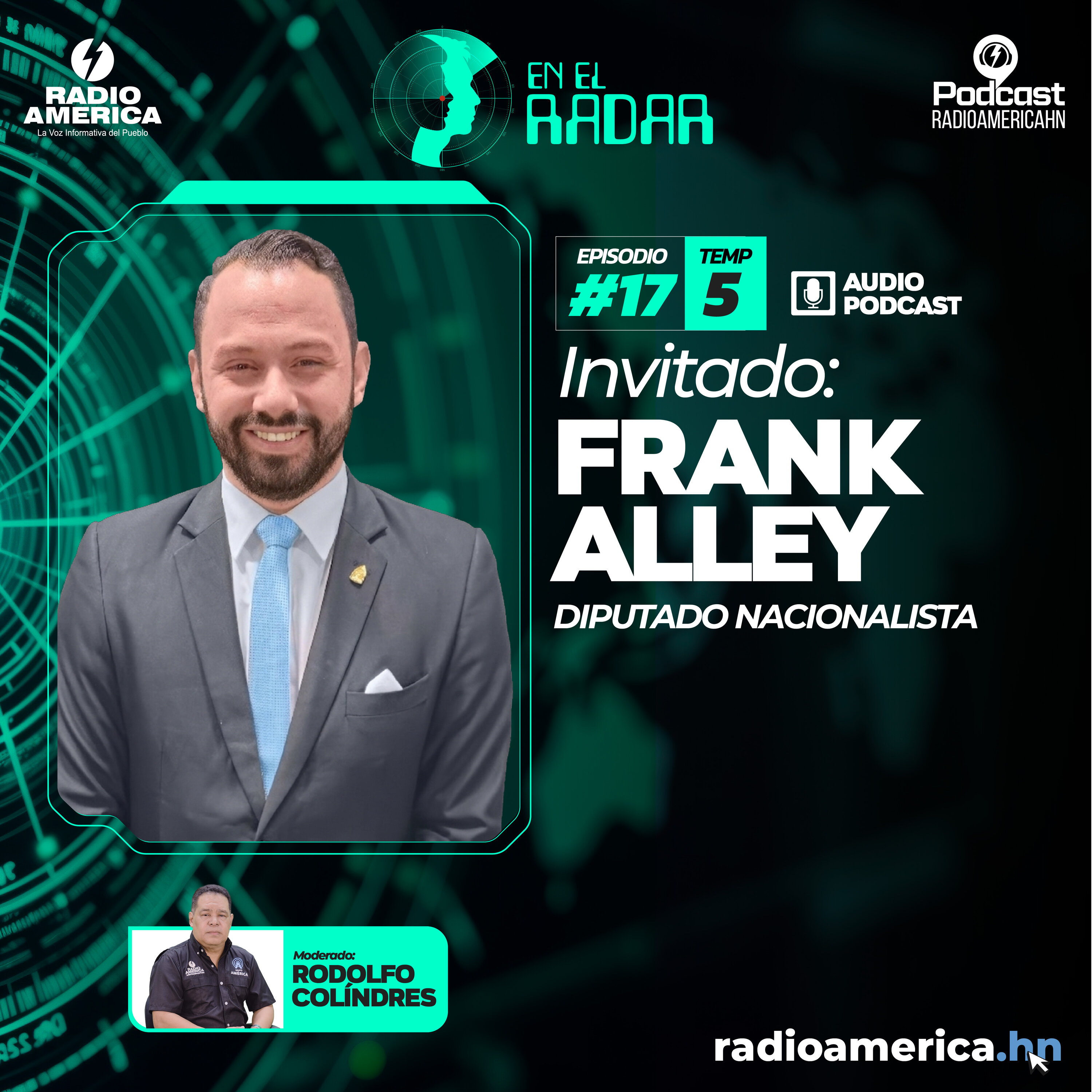 Episodio #17| T5 En el Radar con el diputado nacionalista, Frank Alley. episode artwork