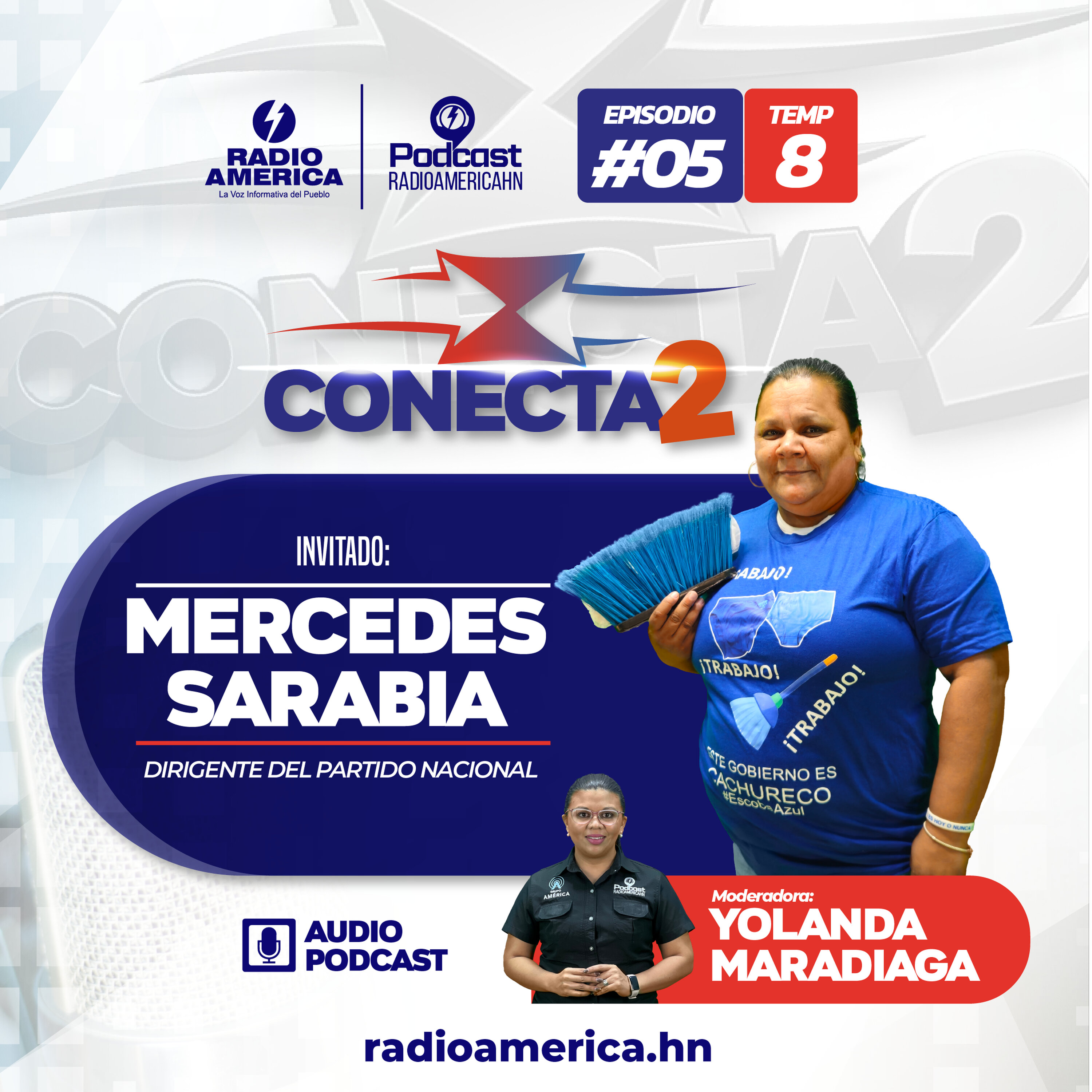 Episodio #05 |T8 Conecta2 con Mercedes Sarabia dirigente del Partido Nacional episode artwork