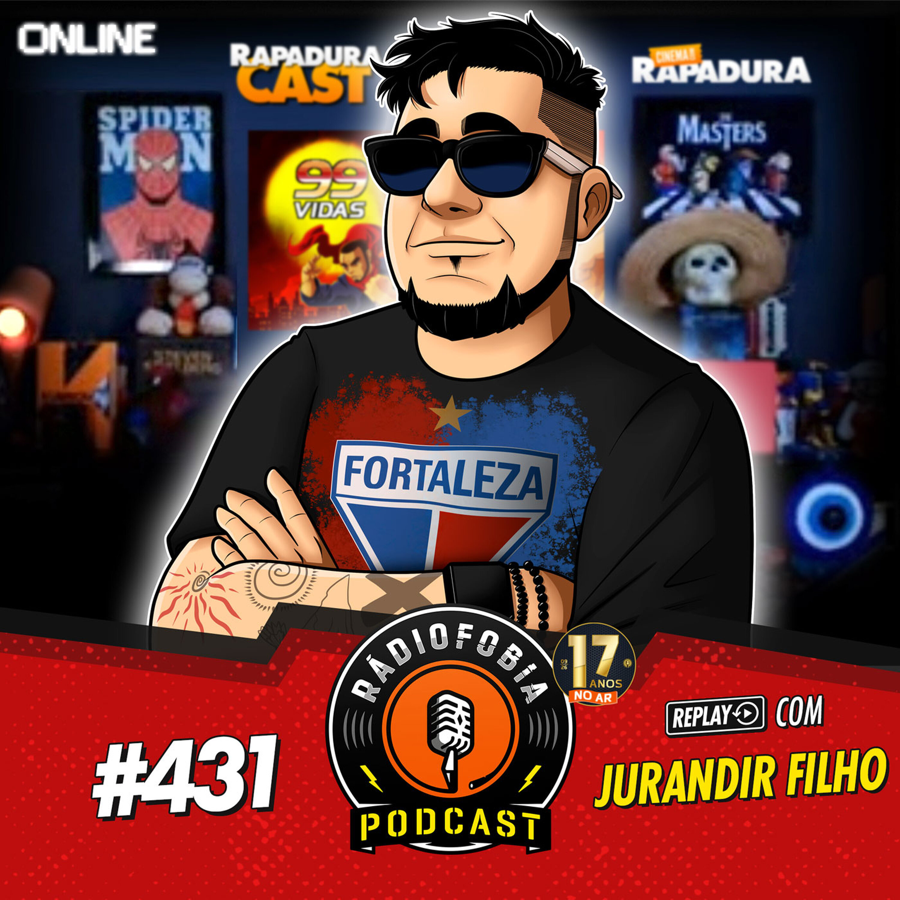 RÁDIOFOBIA 431 - REPLAY - com Jurandir Filho