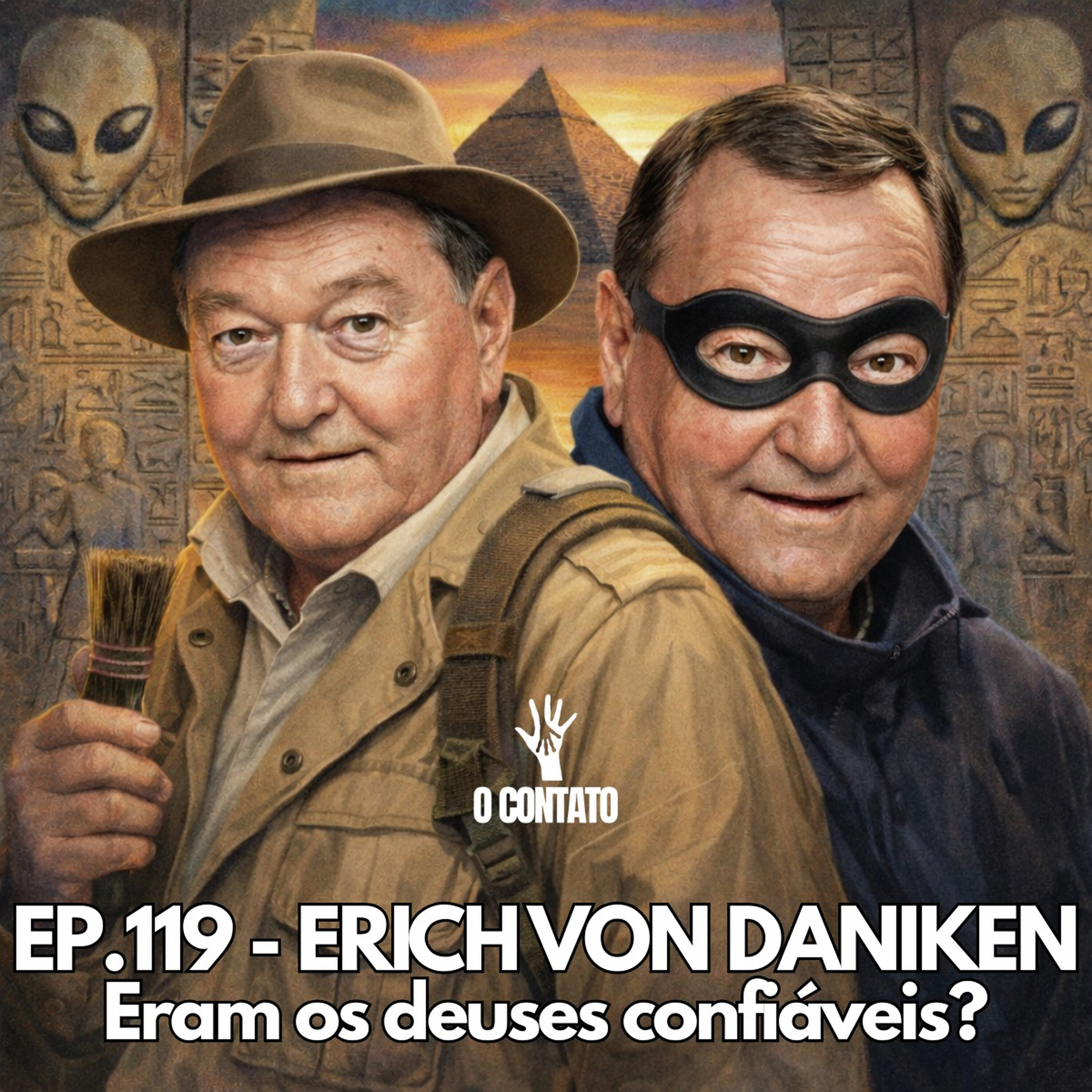 #119 - ERICH VON DANIKEN - ERAM OS DEUSES CONFIÁVEIS? episode artwork