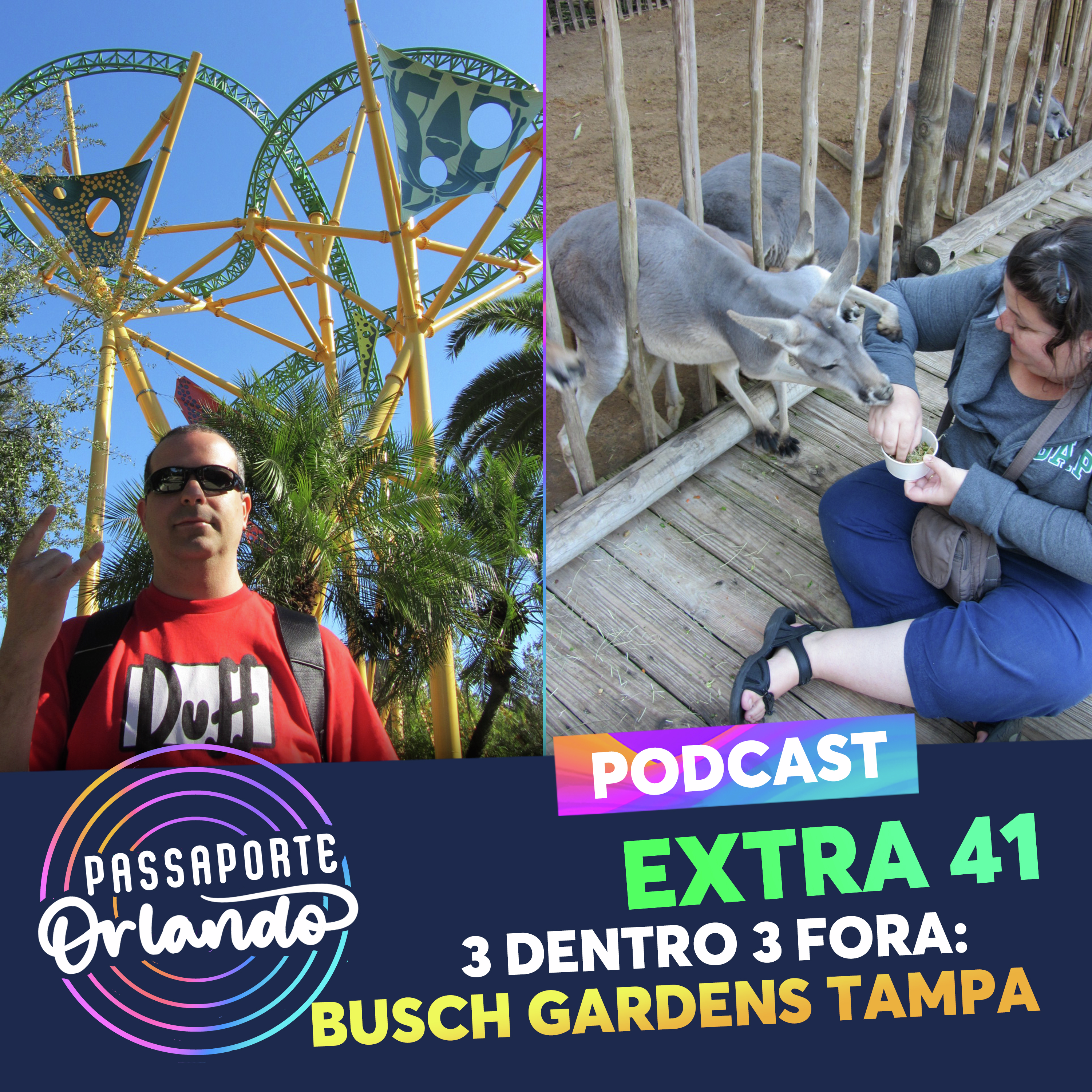 Passaporte Orlando EXTRA 41 - 3 Dentro 3 Fora: Busch Gardens Tampa