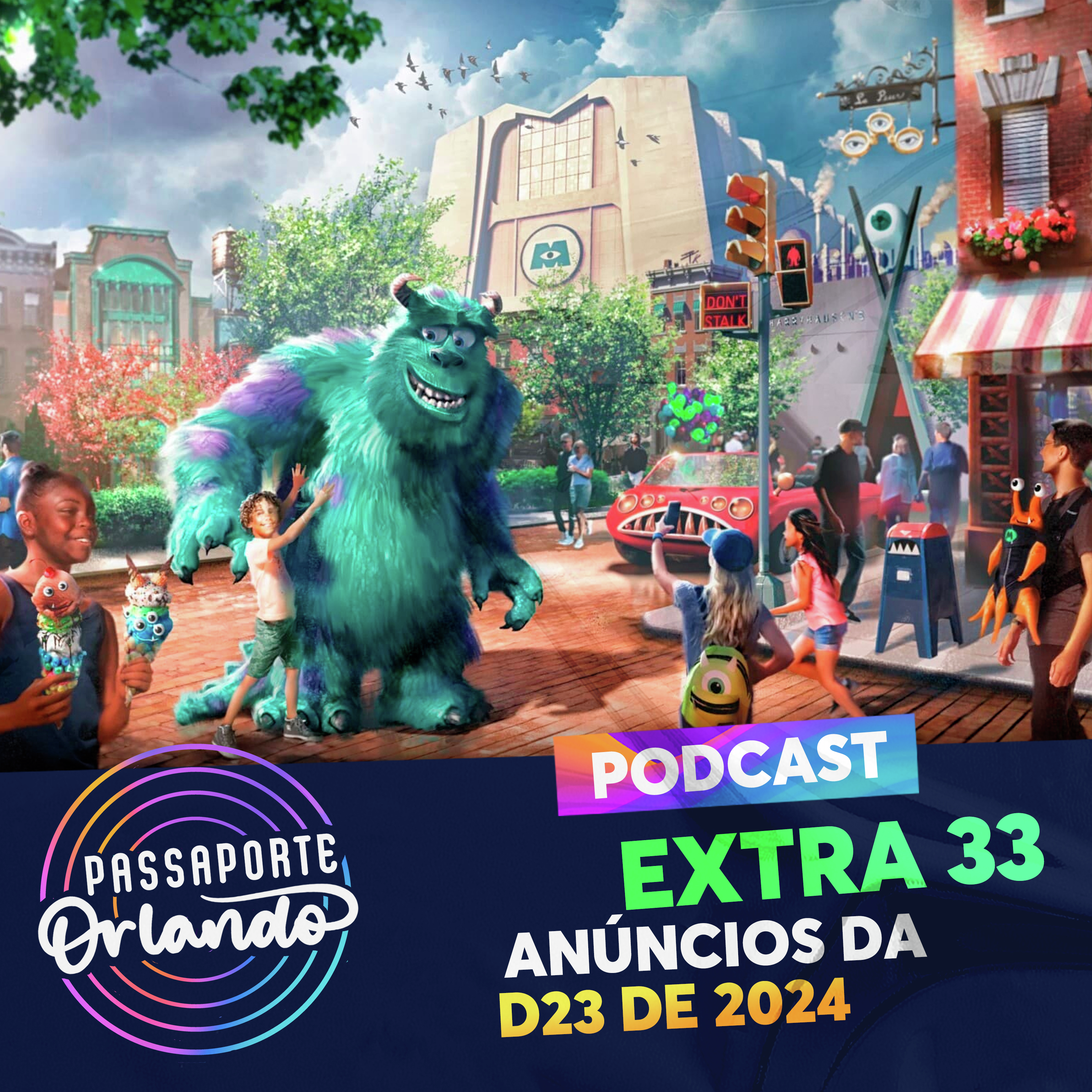 Passaporte Orlando EXTRA 33 - Anúncios sobre parques da D23 de 2024 episode artwork