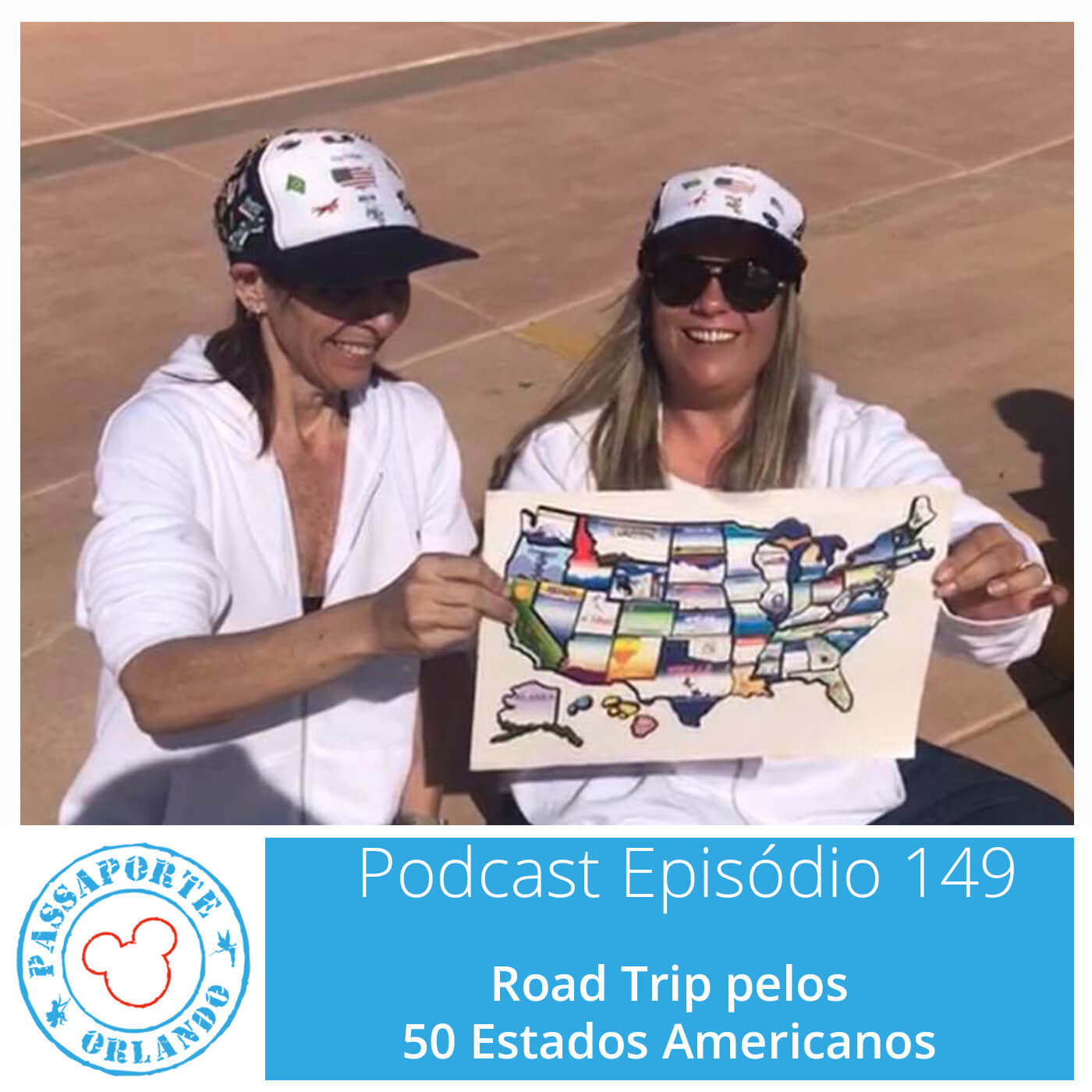Passaporte Orlando EP. 149 - Road Trip pelos 50 Estados Americanos episode artwork