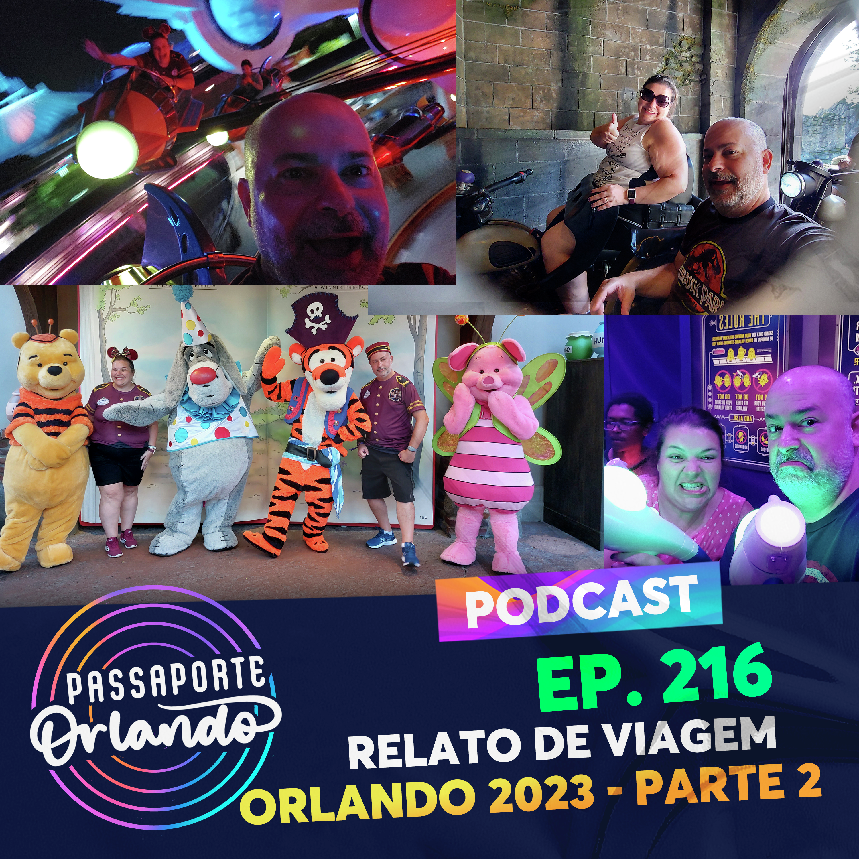 Passaporte Orlando Ep. 216 - Relato de viagem - Orlando 2023 - Parte 2 episode artwork