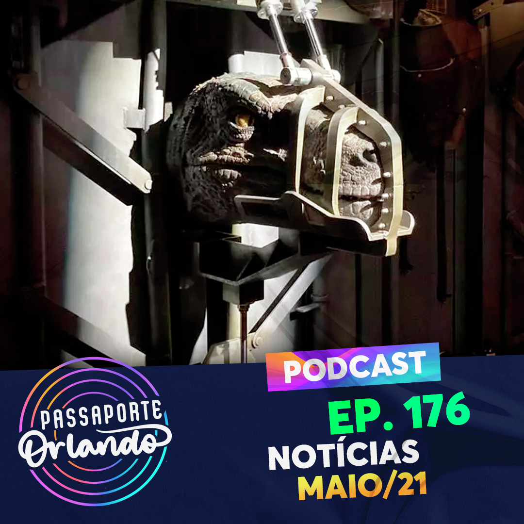 Passaporte Orlando Ep. 176 - Notícias de Maio/21 - Abertura da Velocicoaster episode artwork