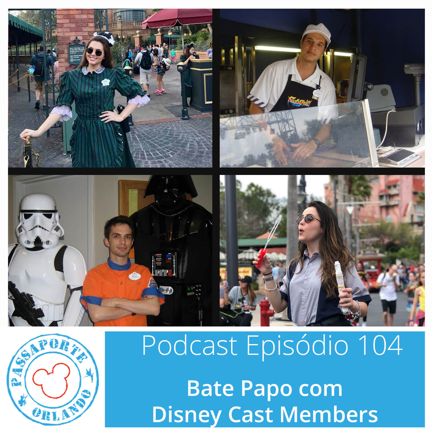 Passaporte Orlando EP. 104 – Bate Papo com Disney Cast Members episode artwork