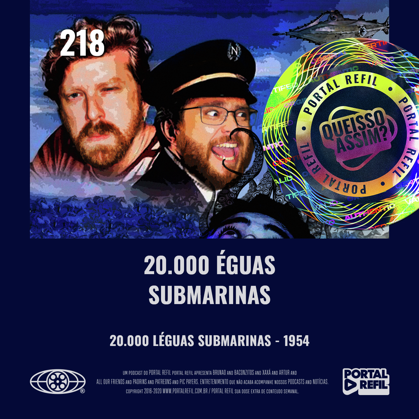 QueIssoAssim 218 – 20.000 Éguas Submarinas (20.000 Léguas Submarinas) episode artwork