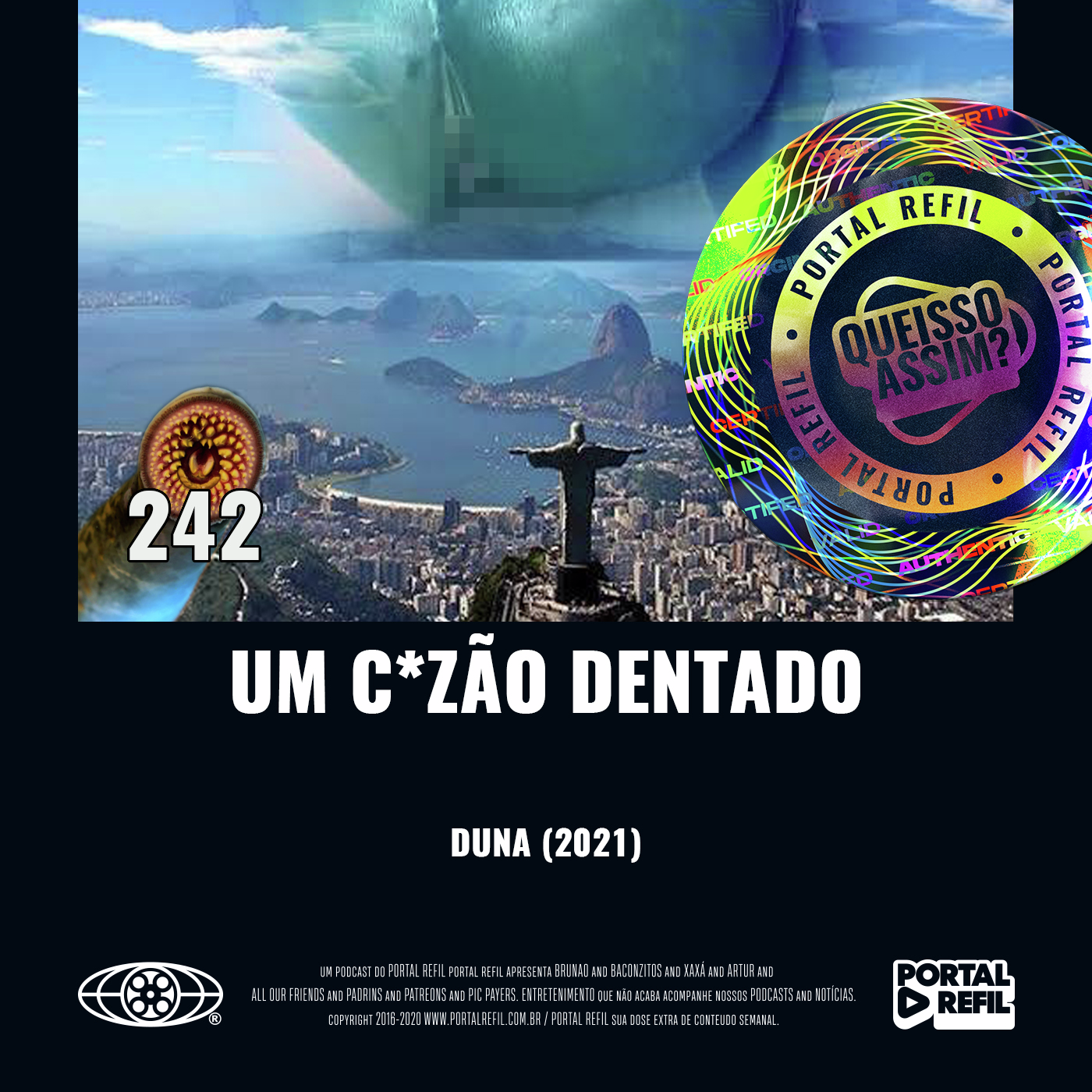 QueIssoAssim 242 – Um C*zão Dentado (Duna) episode artwork