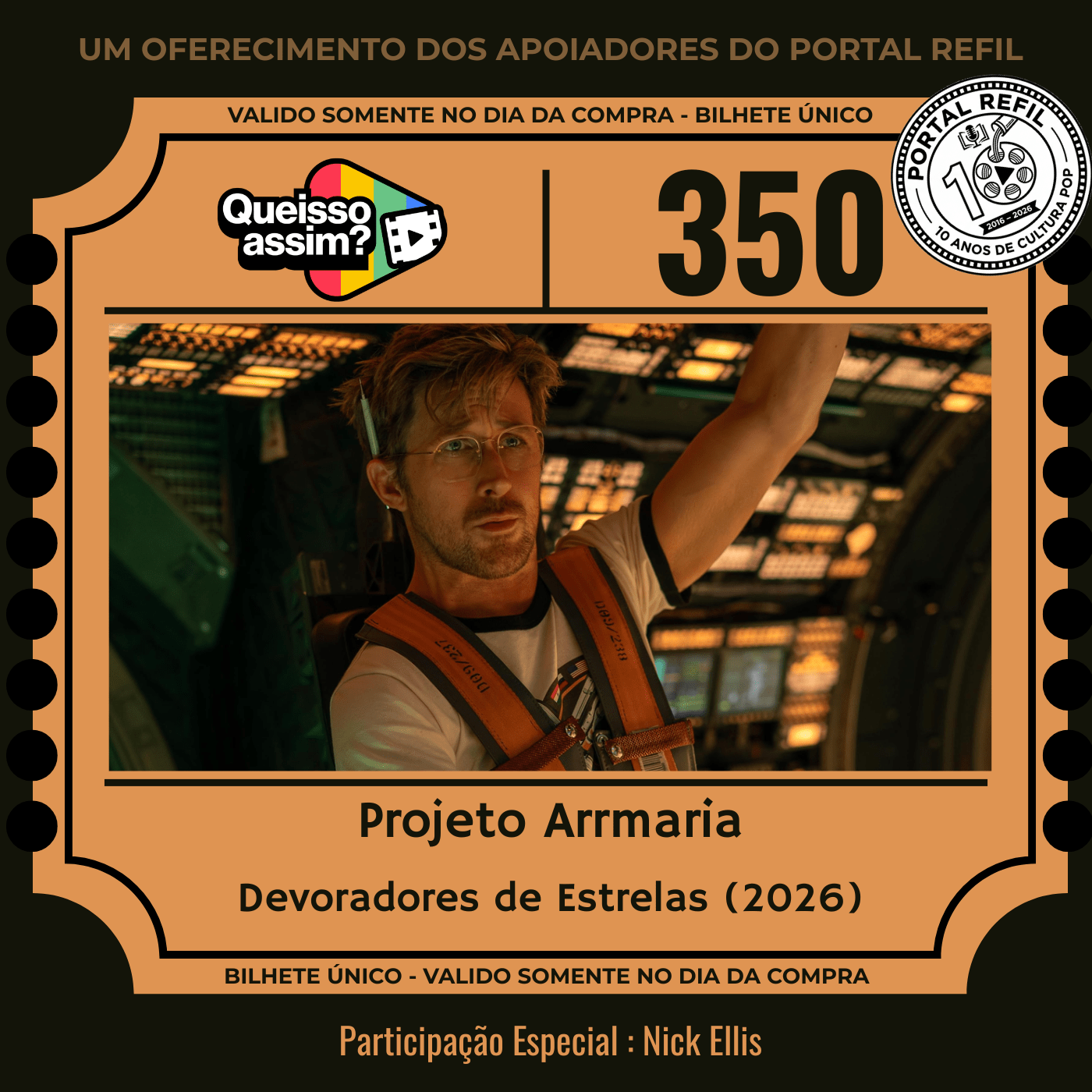 QueIssoAssim 350 – Projeto Arrmaria (Devoradores de Estrelas) episode artwork