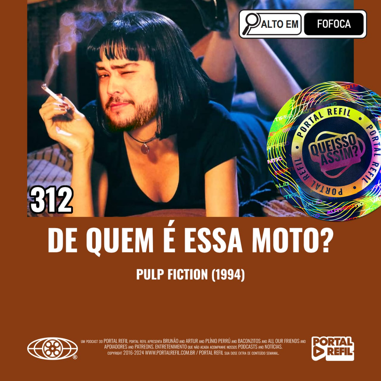 QueIssoAssim 312 – De Quem É Essa Moto? (Pulp Fiction) episode artwork