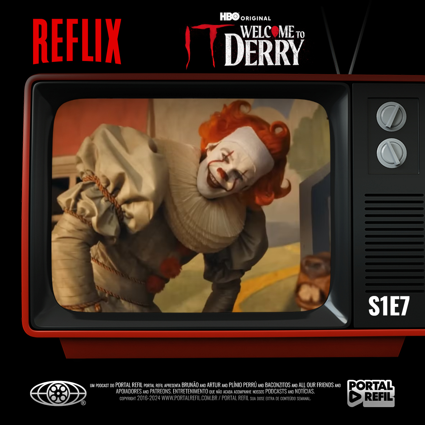 Reflix 164 – IT: Bem-Vindo à Derry: análise do episódio 7 e o impacto do incêndio no The Black Spot episode artwork