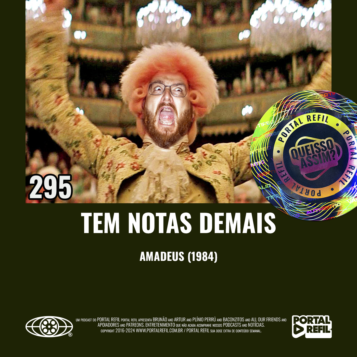 QueIssoAssim 295 – Tem Notas Demais (Amadeus) episode artwork