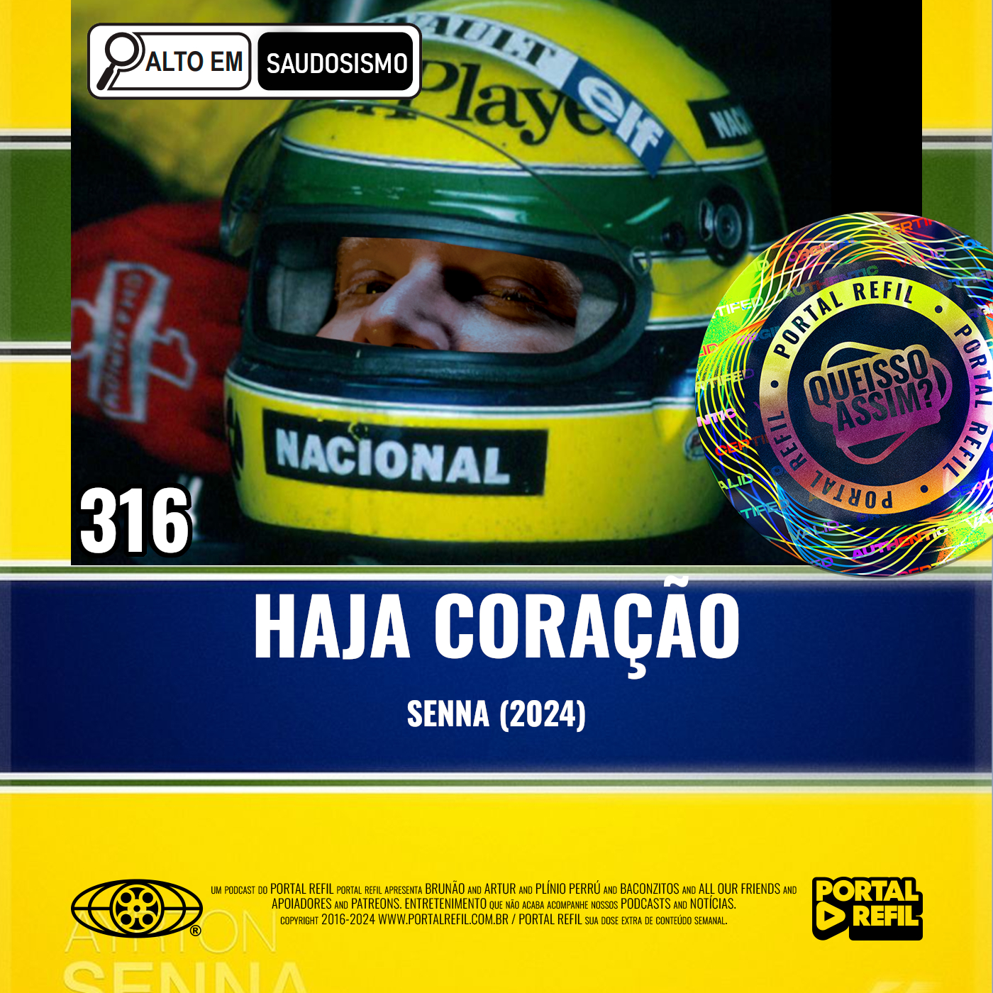 QueIssoAssim 316 – Senna (2024) episode artwork