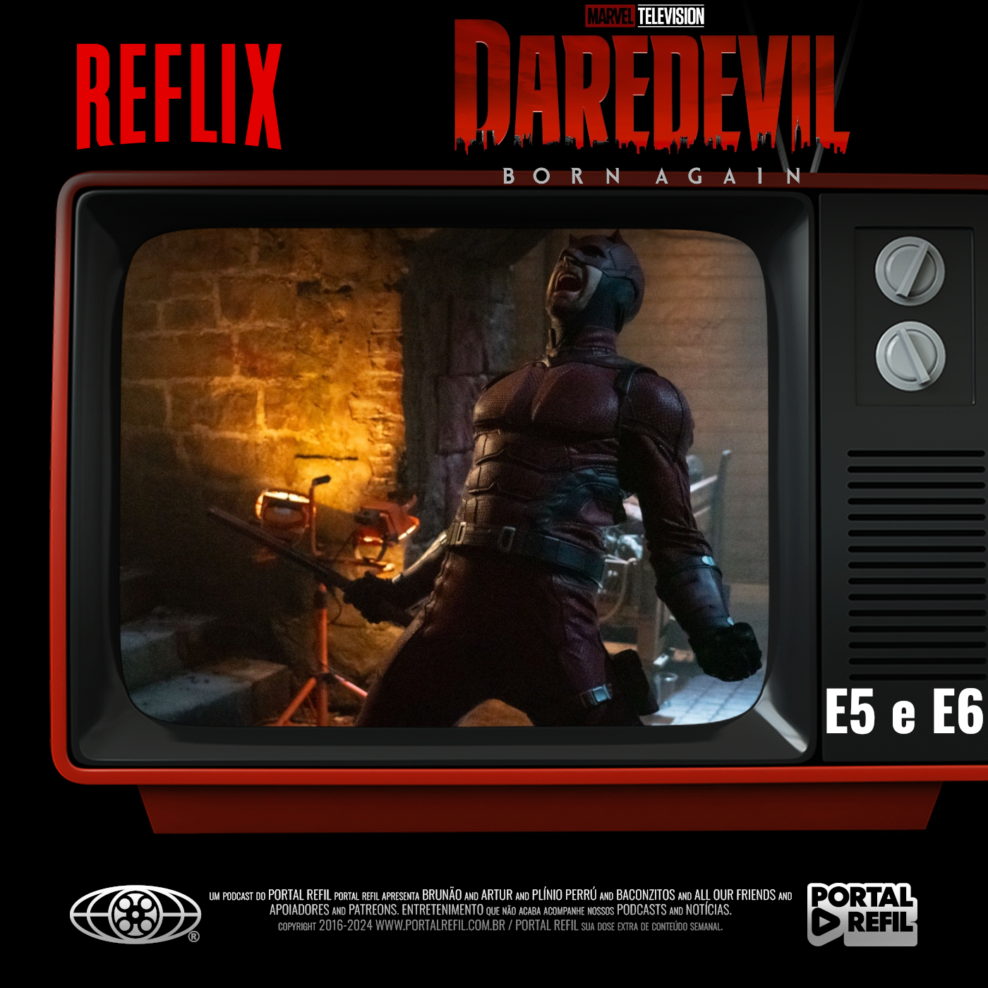 Reflix 146 – Demolidor: Renascido – s01e05e06 episode artwork