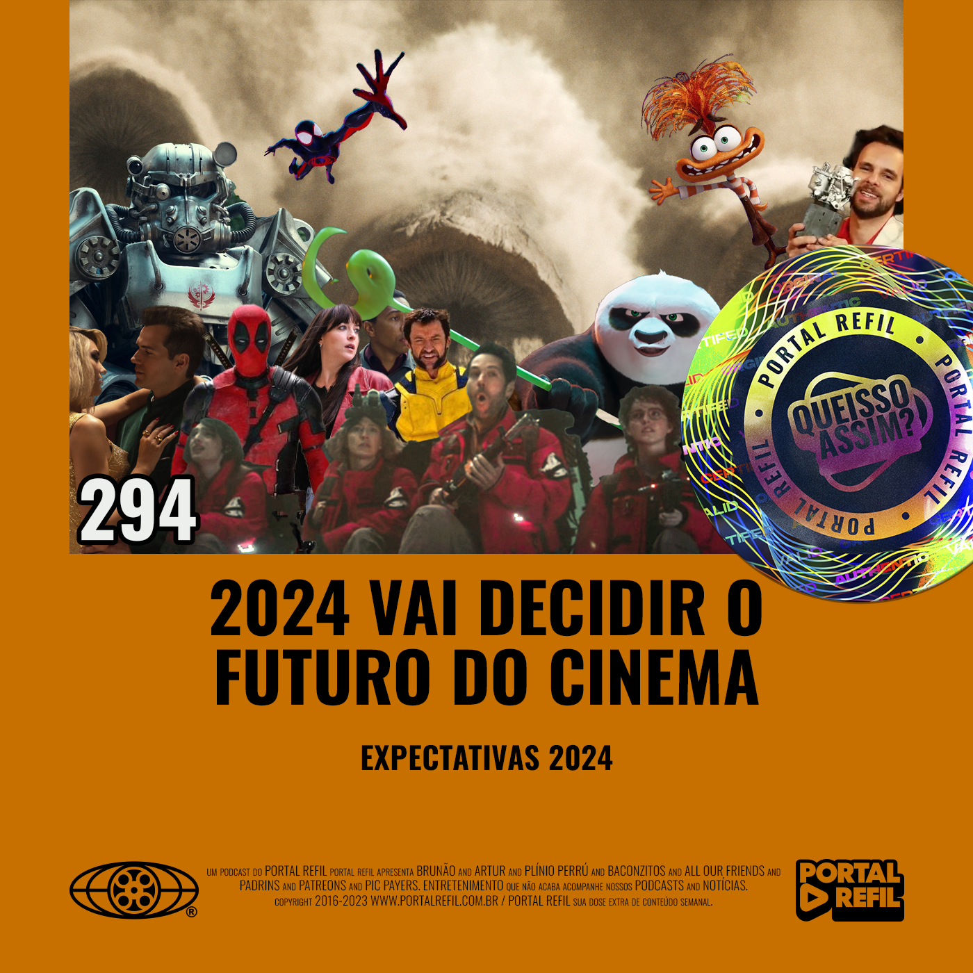 QueIssoAssim 294 – 2024 Vai Decidir o Futuro do Cinema (Expectativas 2024) episode artwork