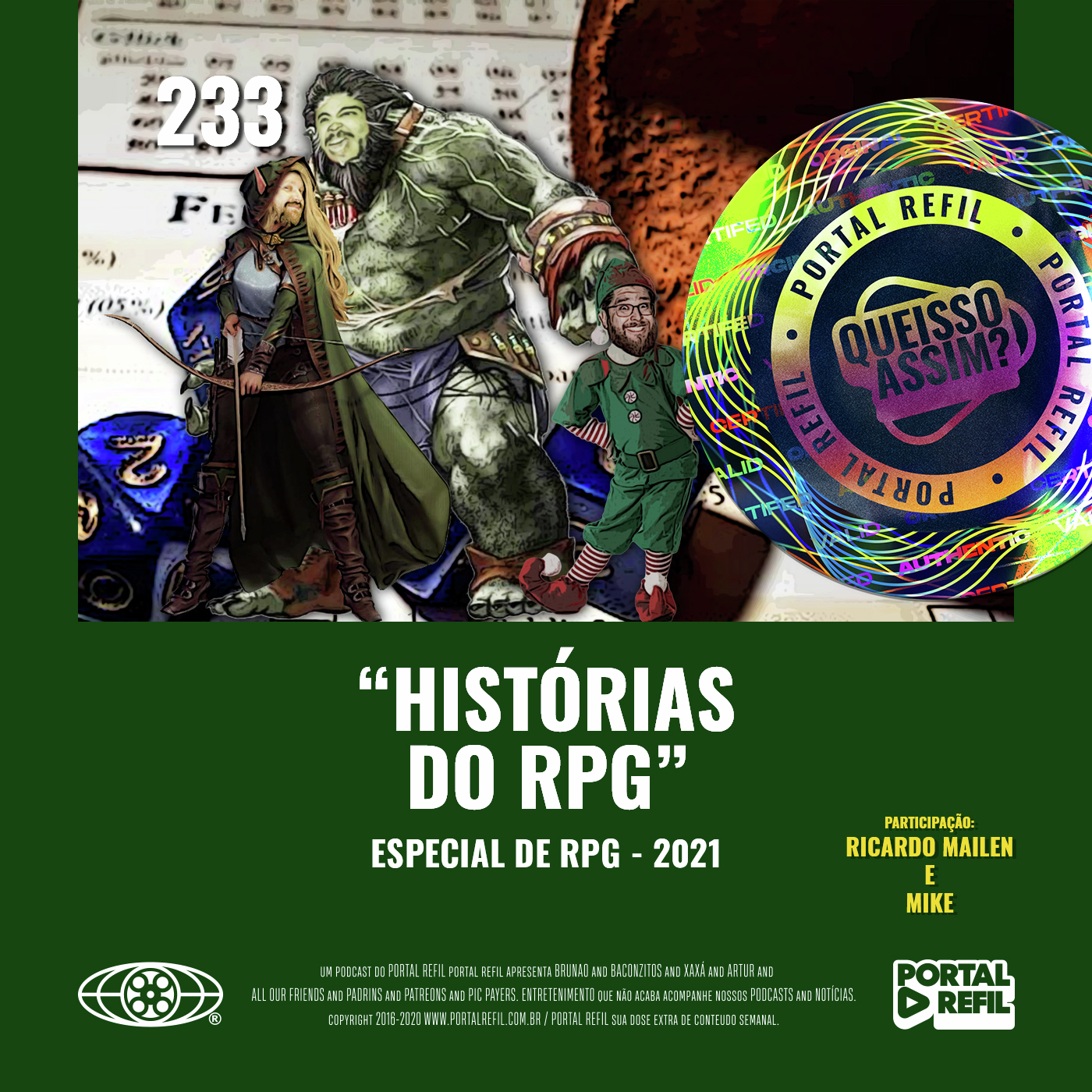QueIssoAssim 233 – Histórias de RPG episode artwork
