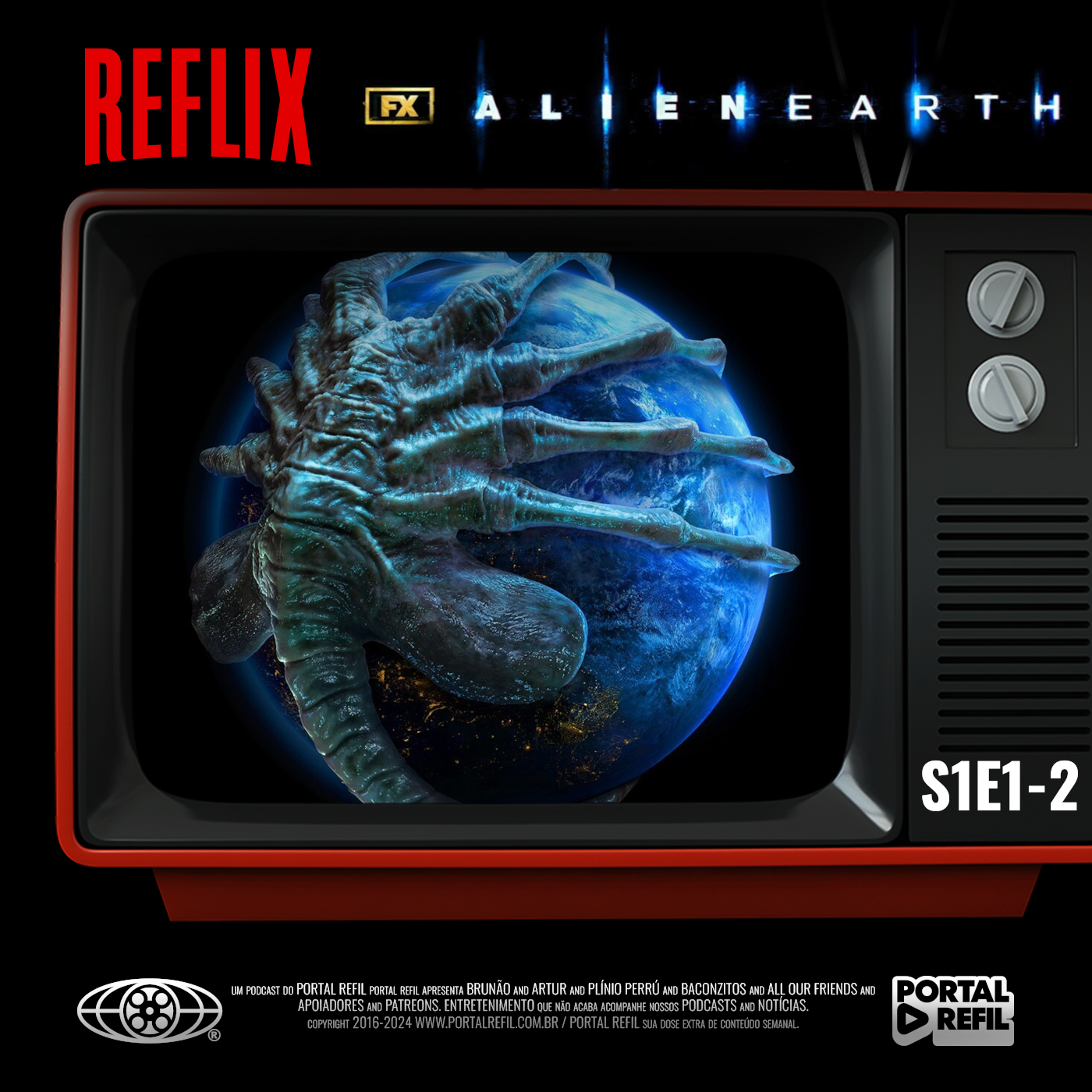 Reflix 151 – Série de Terror Alien: Earth S01 E01 e E02 episode artwork