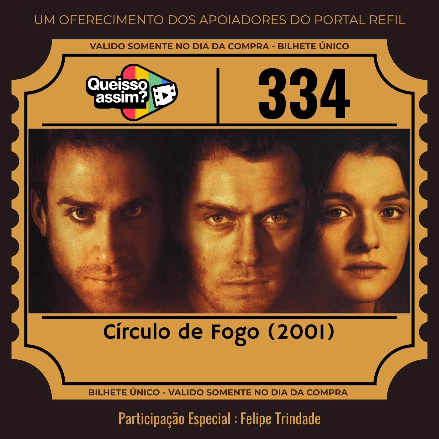 QueIssoAssim 334 – É Legal Mas Vacila (Círculo de Fogo) episode artwork
