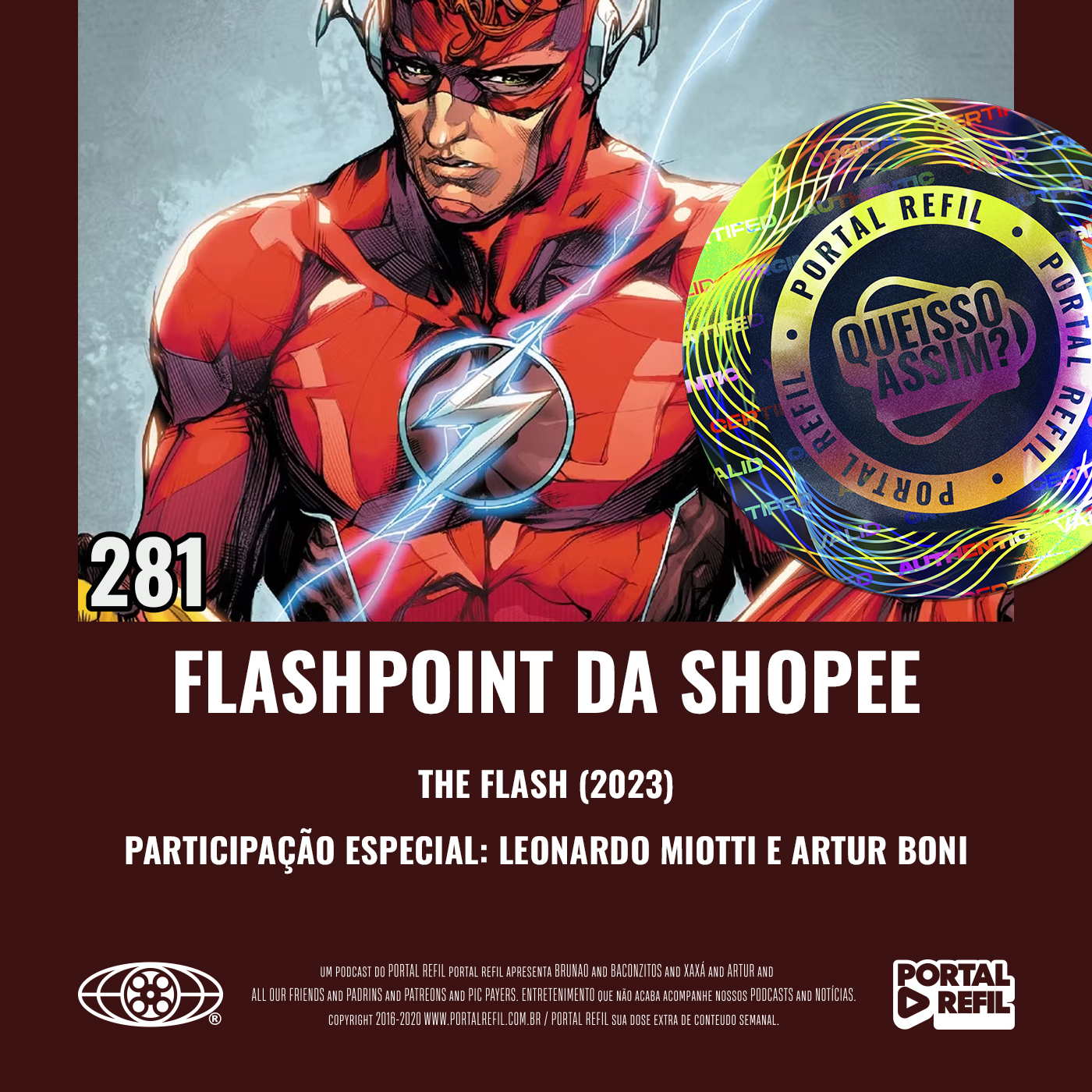 QueIssoAssim 281 – Flashpoint da Shopee (The Flash) episode artwork