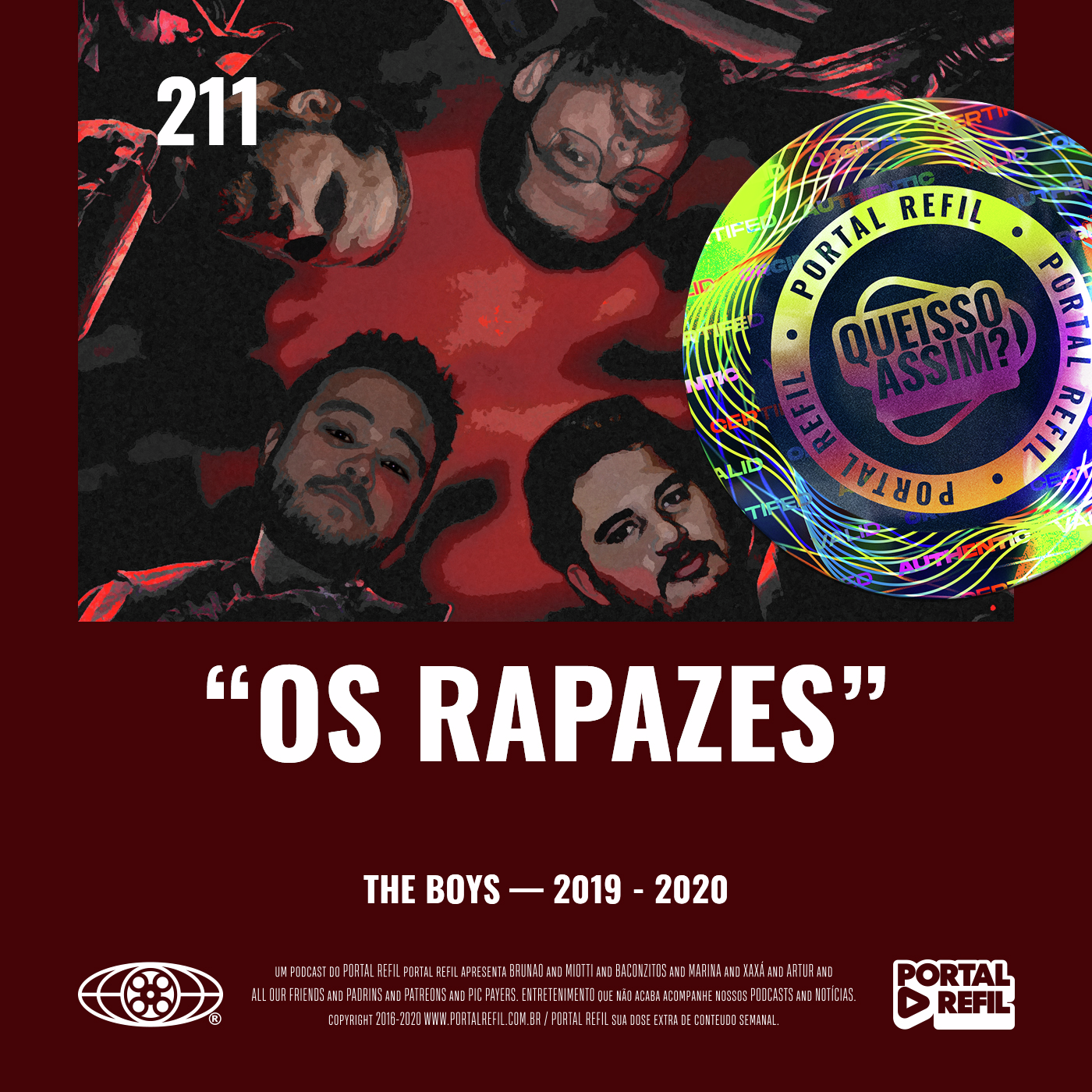 QueIssoAssim 211 – Os Rapazes (The Boys – 1a e 2a temporadas) episode artwork