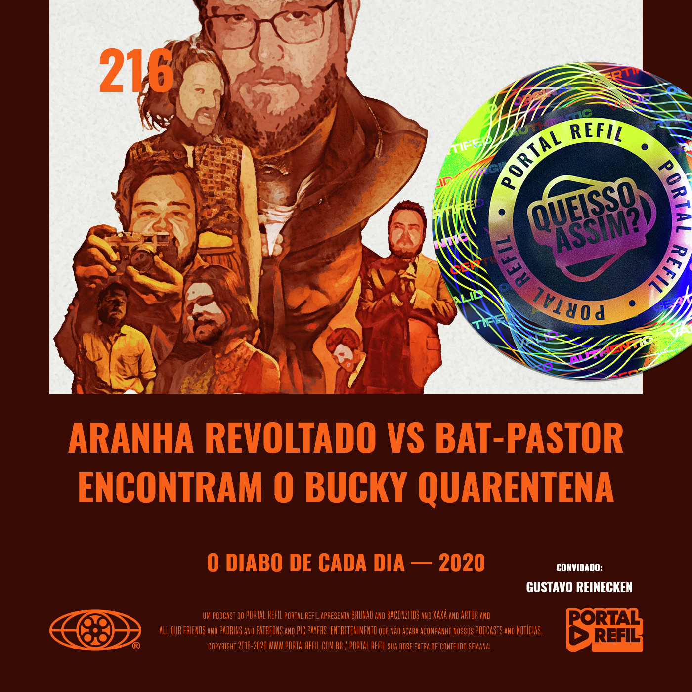 QueIssoAssim 216 – Aranha Revoltado VS Bat-Pastor Encontram o Bucky Quarentena (O Diabo de Cada Dia – Netflix) episode artwork