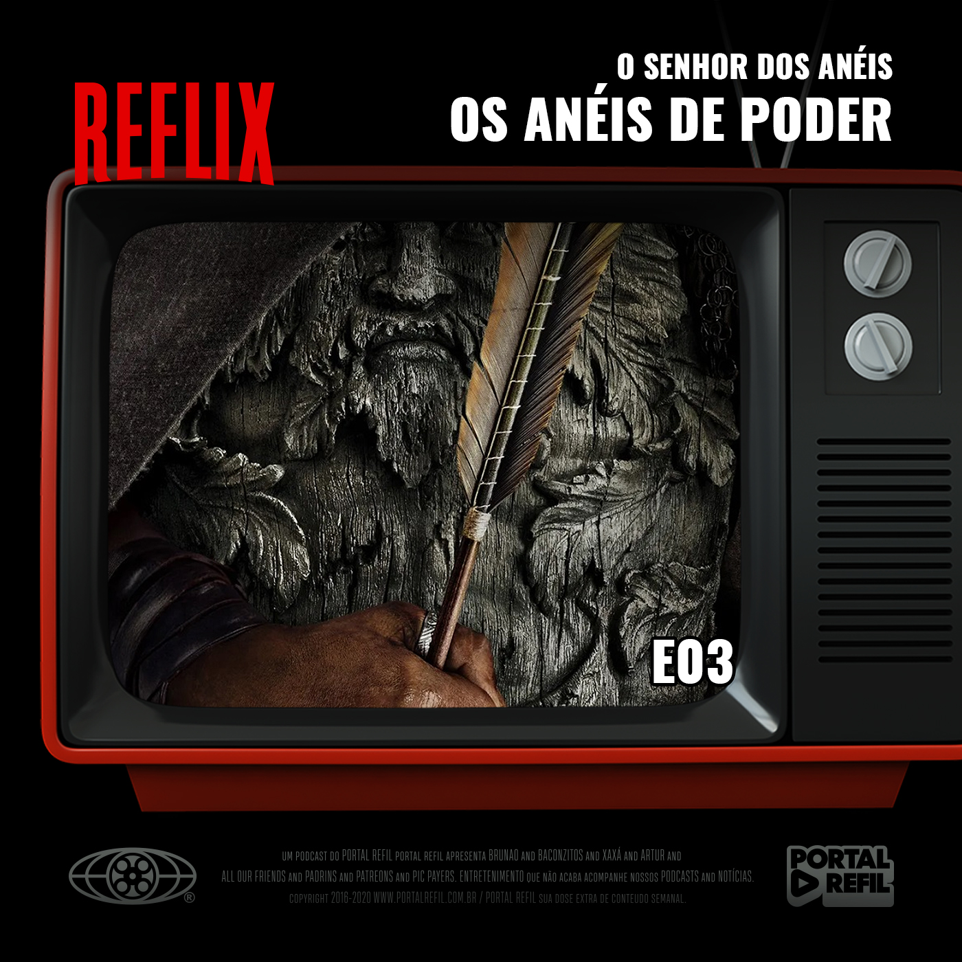Reflix 74 – Os Anéis de Poder S01E03 episode artwork