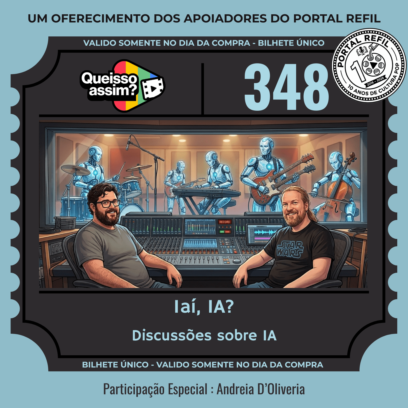 QueIssoAssim 348 – E ai, IA? (Mais Discussões sobre IA) episode artwork