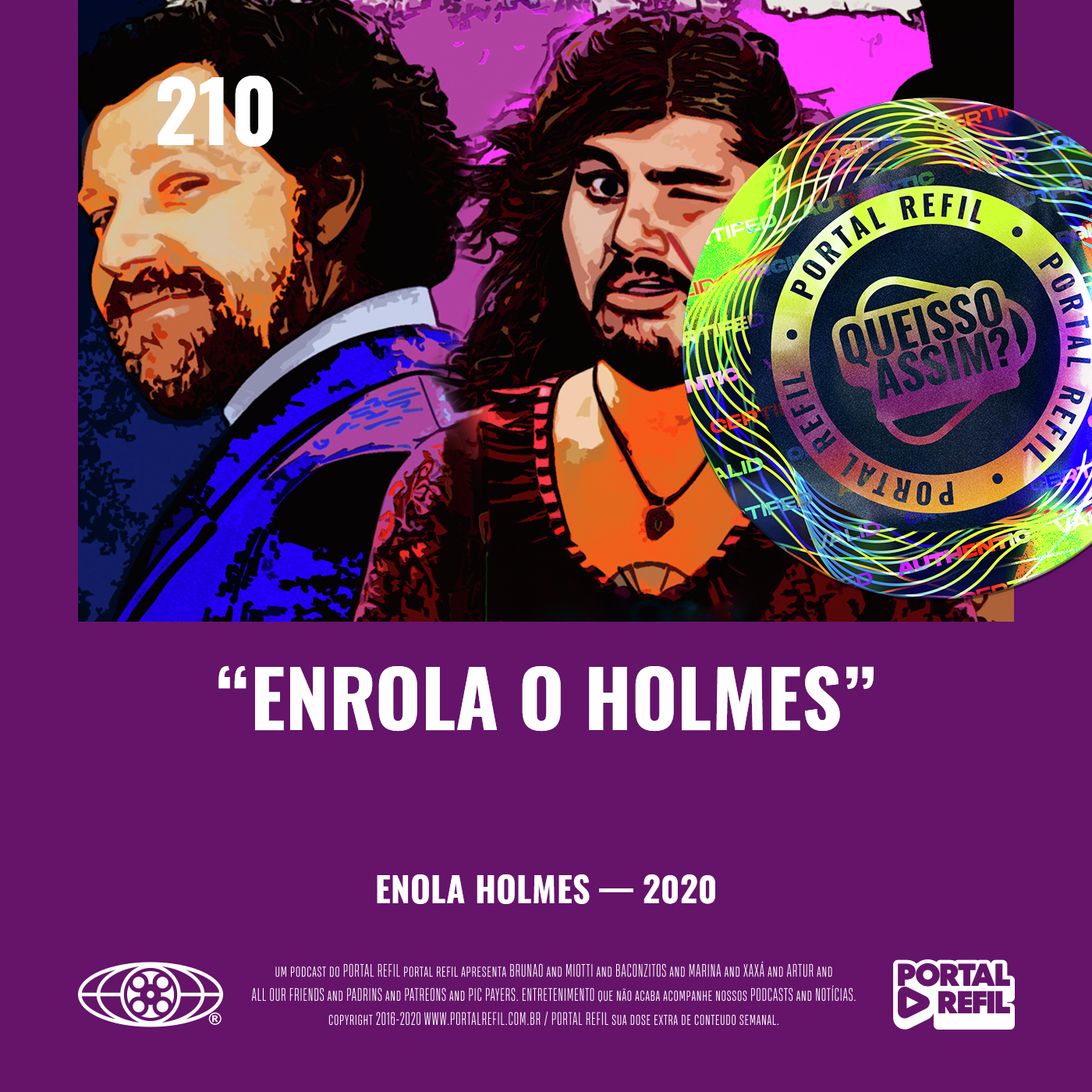QueIssoAssim 210 – Enrola o Holmes (Enola Holmes – Netflix) episode artwork