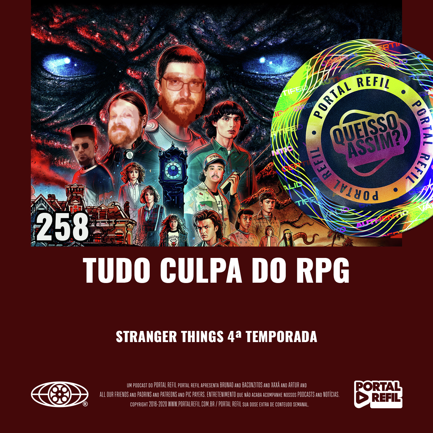 QueIssoAssim 258 – Tudo Culpa do RPG (Stranger Things 4ª Temporada) episode artwork