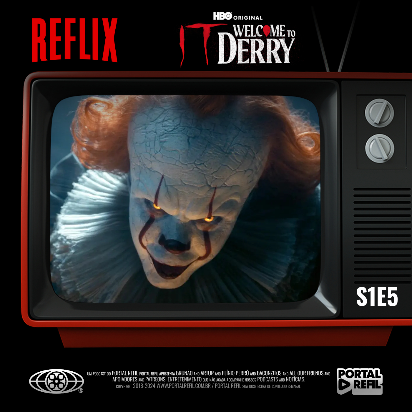 🩸 Reflix 162 – IT: Bem-Vindo à Derry – S01E05 episode artwork