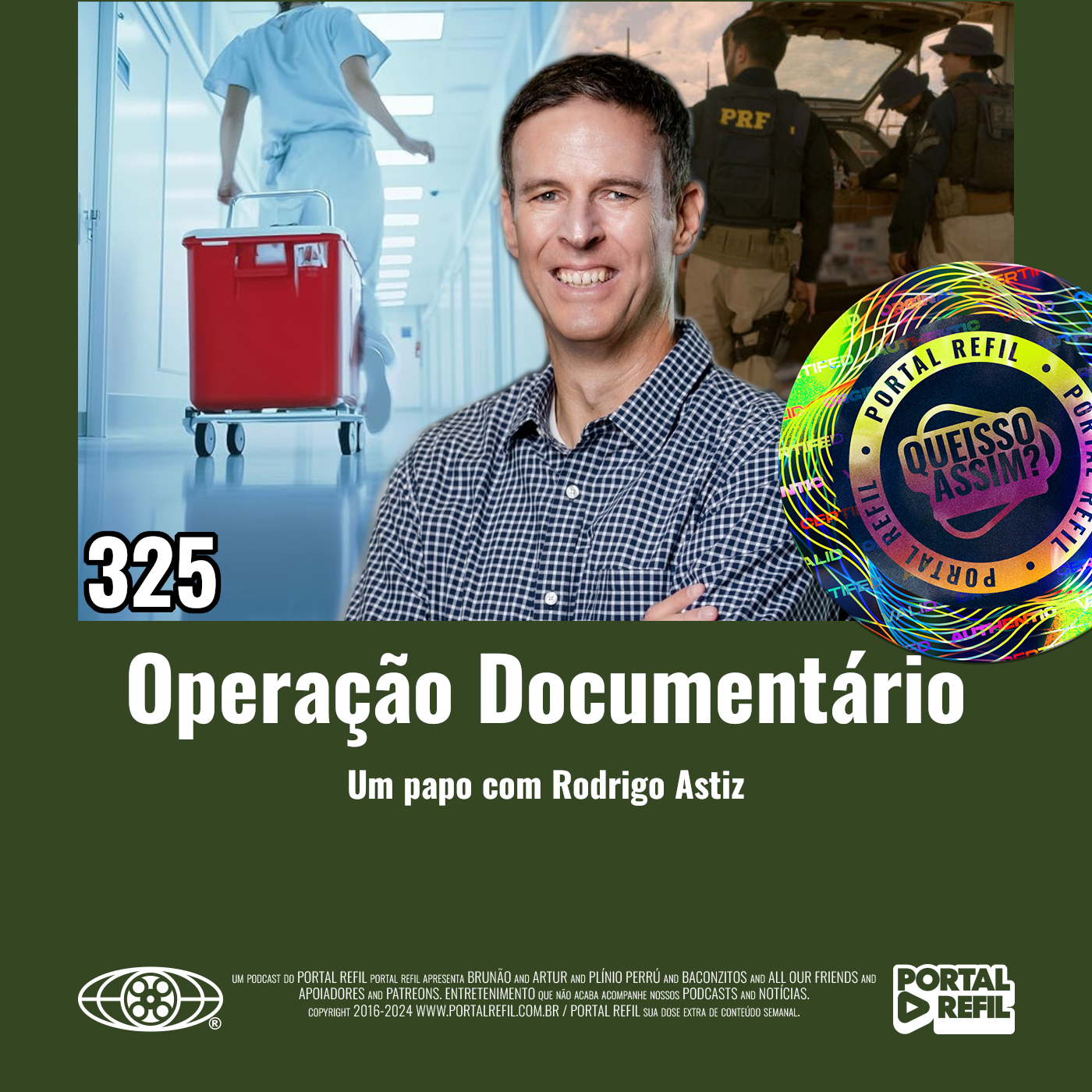 QueIssoAssim 325 – Operação Documentário – Um papo com Rodrigo Astiz episode artwork