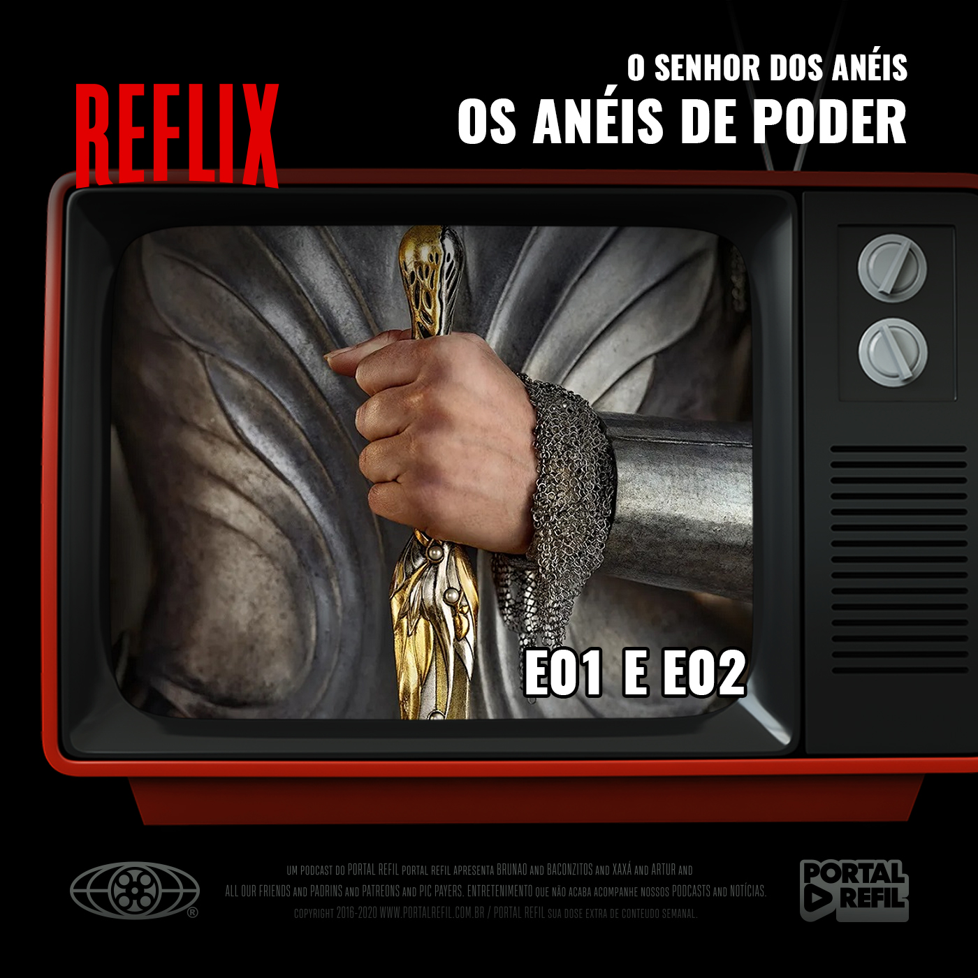 Reflix 73 – Os Anéis de Poder S01E01 e E02 episode artwork