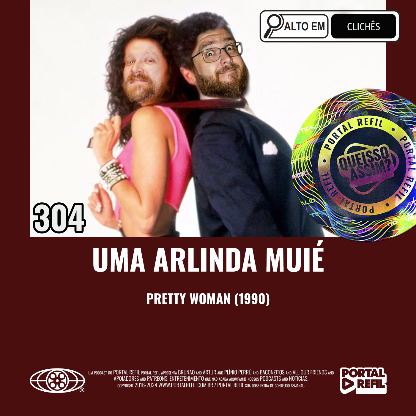 QueIssoAssim 304 – Uma Arlinda Muié (Uma Linda Mulher) episode artwork