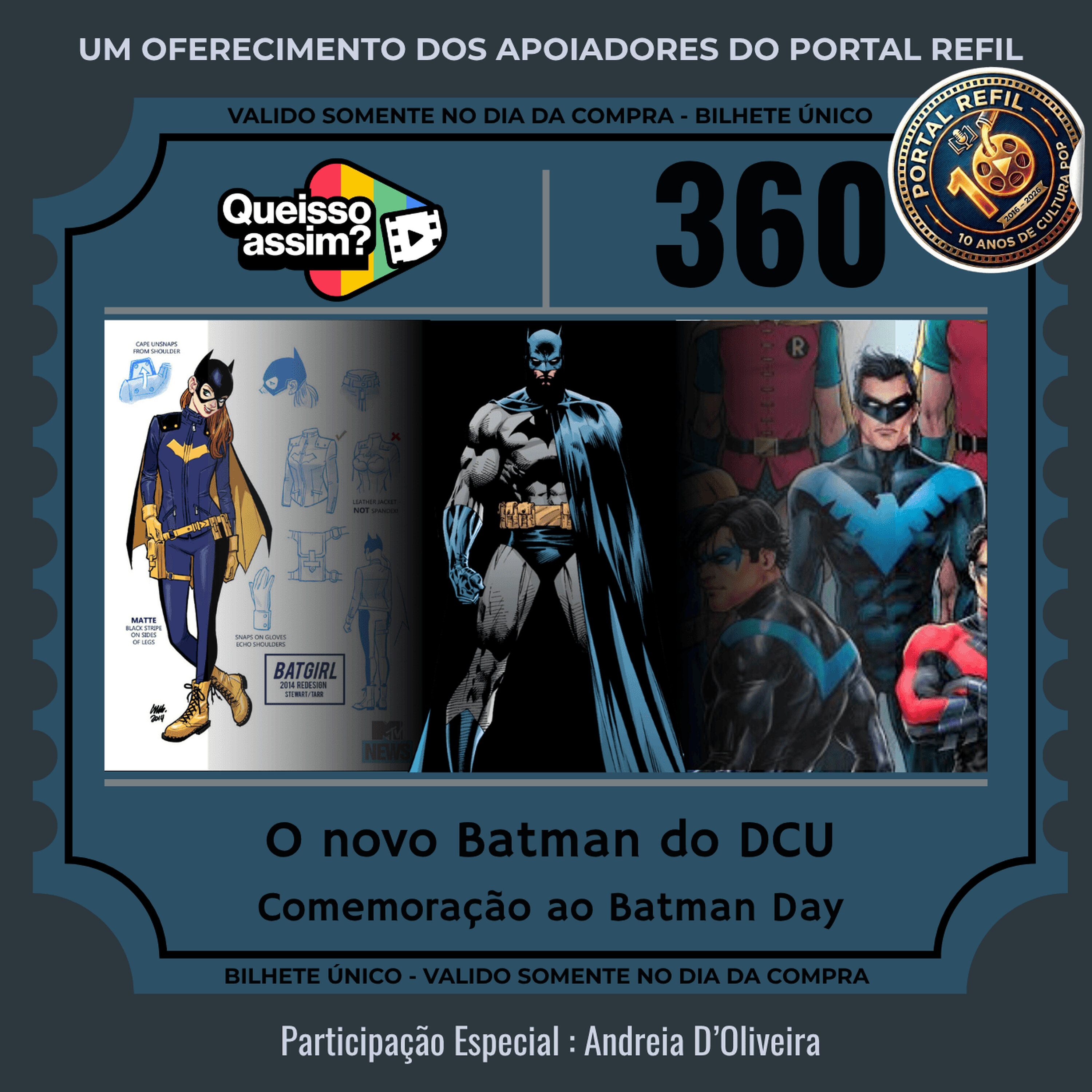 QueIssoAssim 360 Como será o novo Batman do DCU? artwork