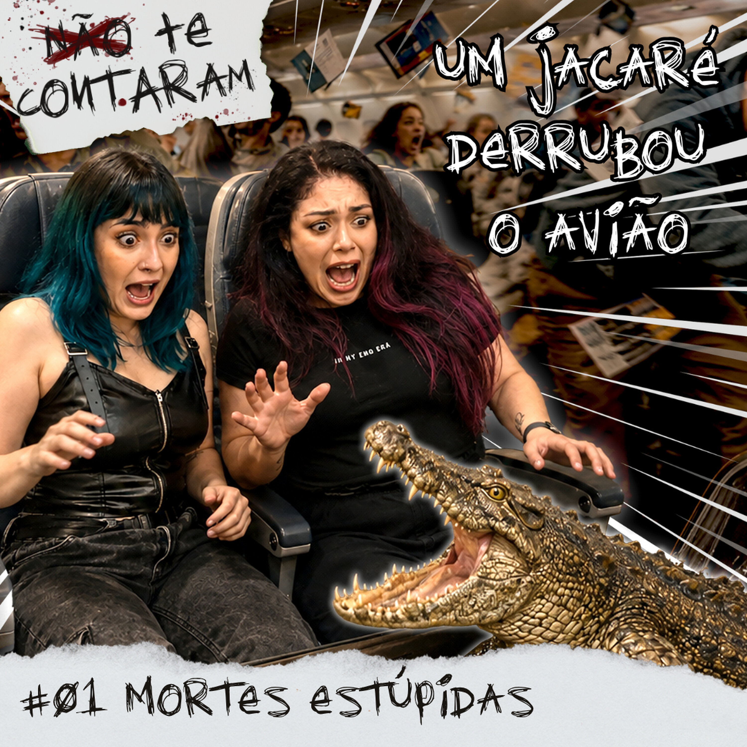 #01 UM JACARÉ DERRUBOU O AVIÃO! M0rt3s ESTÚPIDAS episode artwork