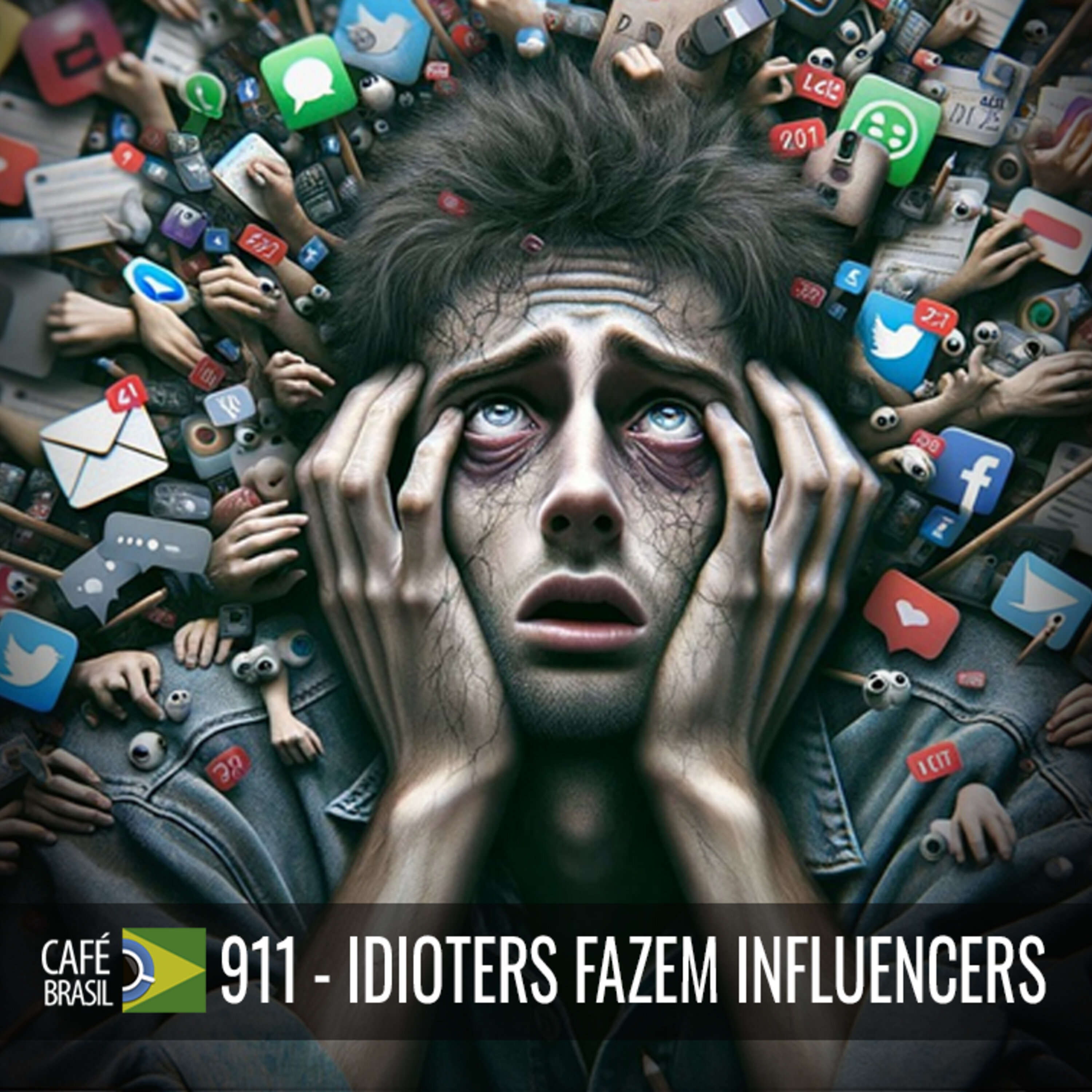 Café Brasil 911 - Idioters fazem influencers episode artwork