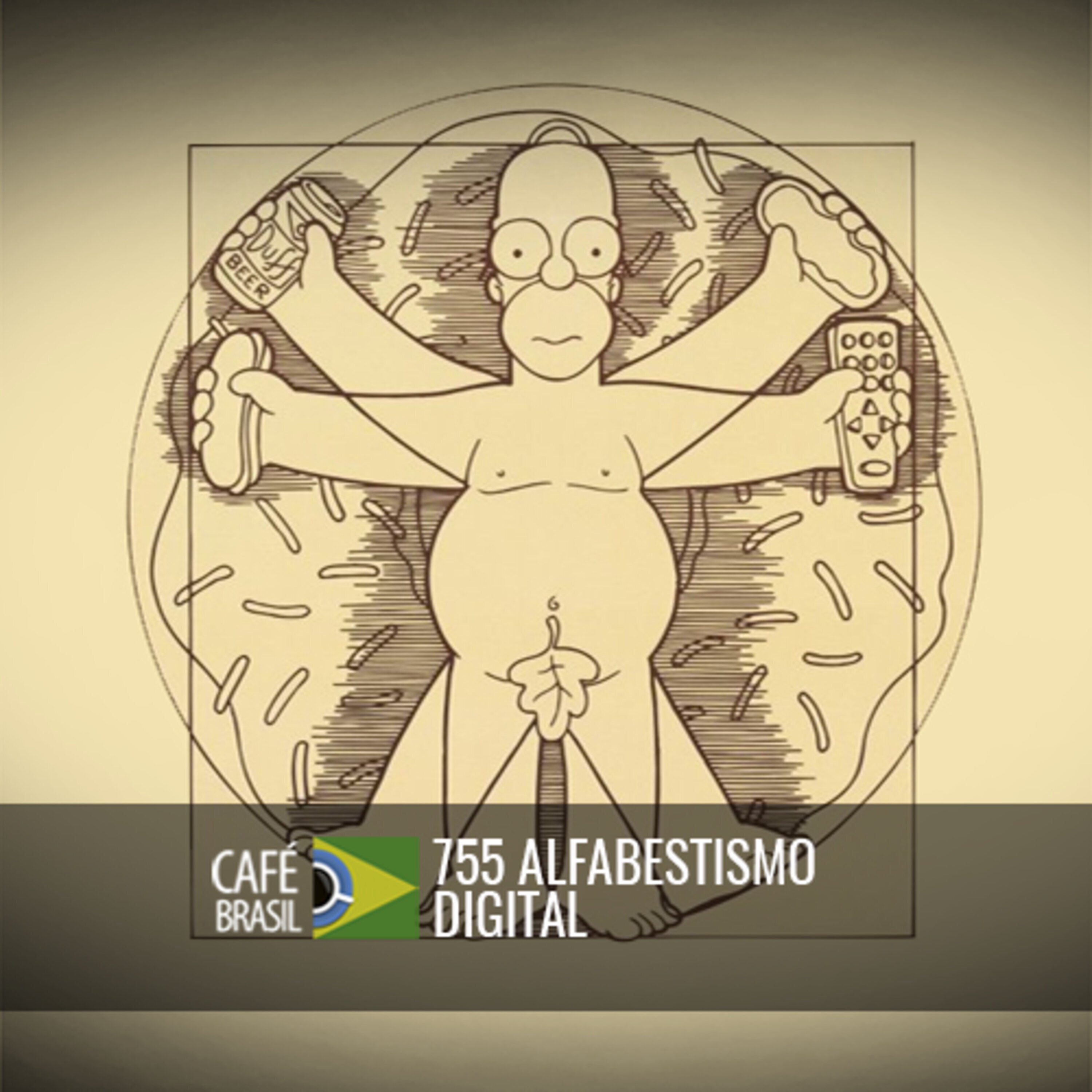 Café Brasil 755 - Alfabestismo digital episode artwork