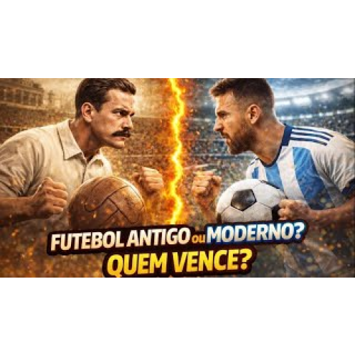 Futebol de MODERNO x Futebol ANTIGO - Qual é melhor? - com @brunocrimes episode artwork