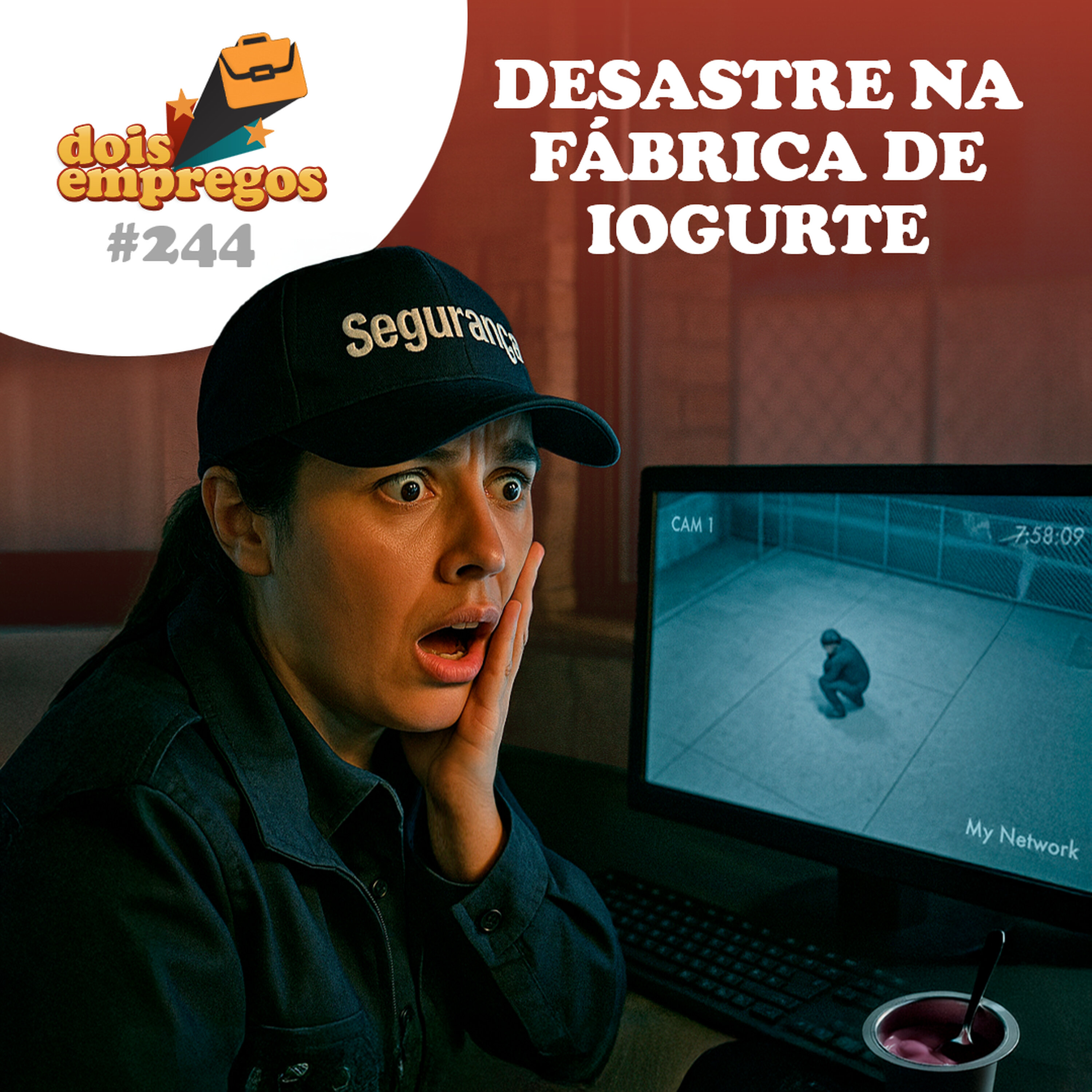 #244 - DESASTRE na Fábrica de Iogurte episode artwork