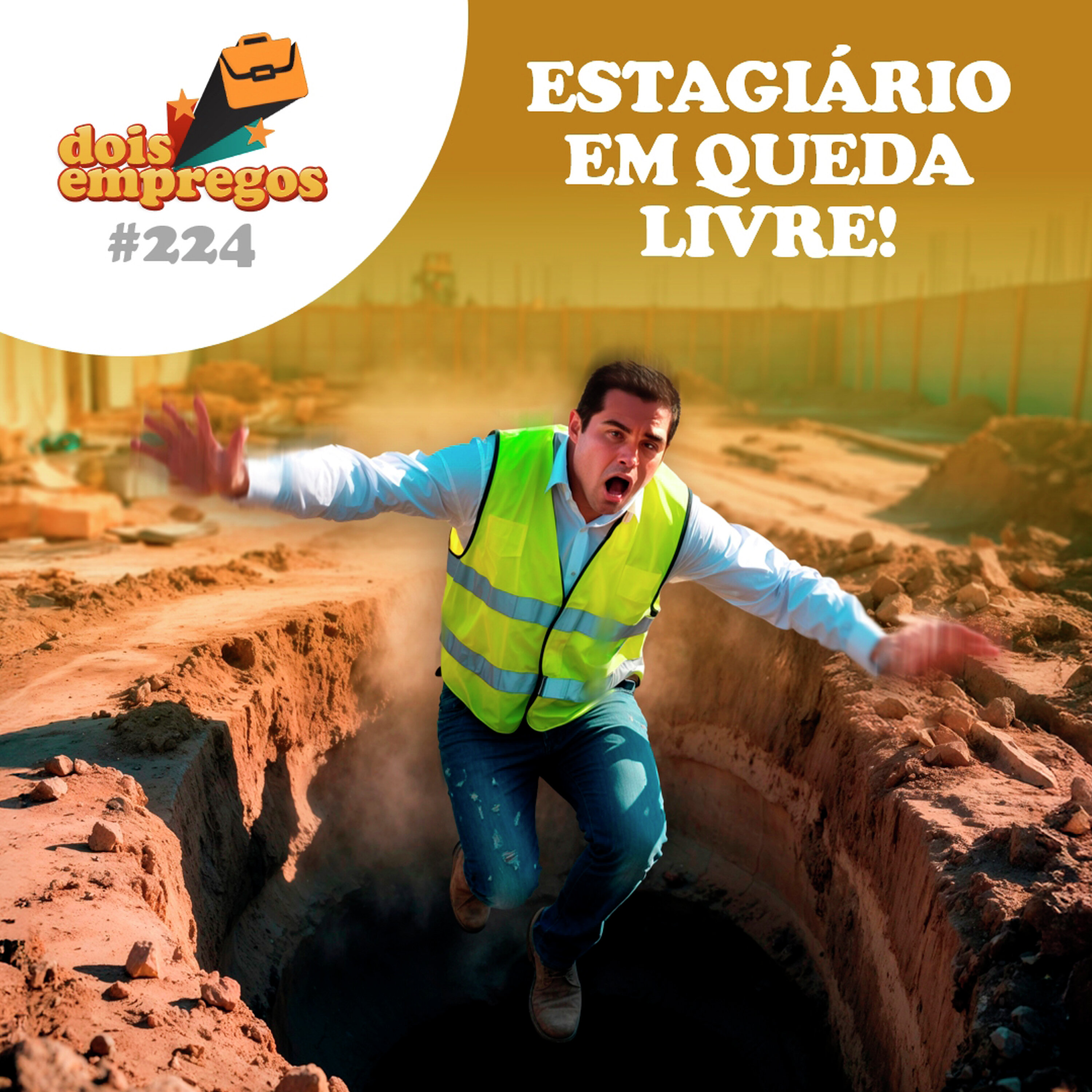 #224 - Estagiário em QUEDA LIVRE! episode artwork
