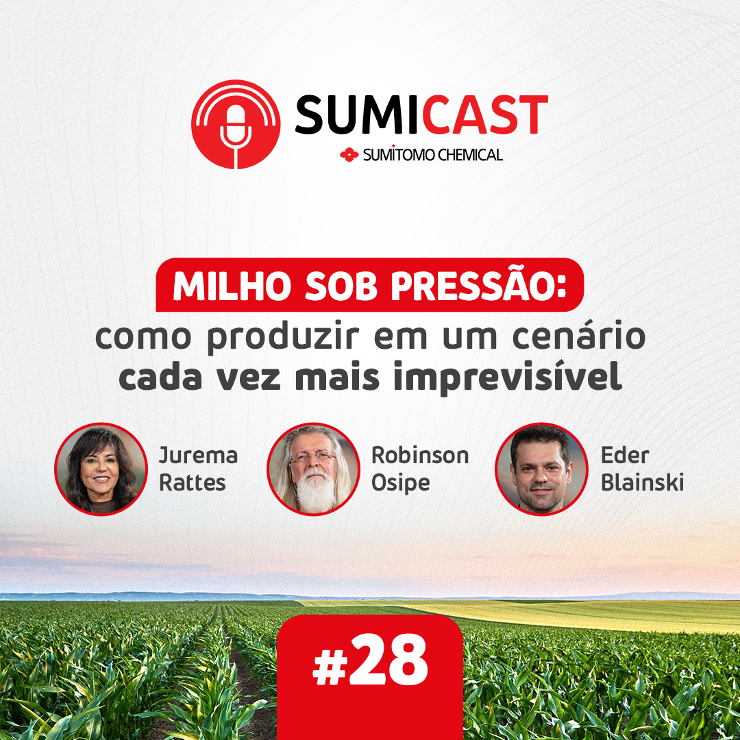Sumicast #28 - Milho sob pressão: como produzir em um cenário cada vez mais imprevisível