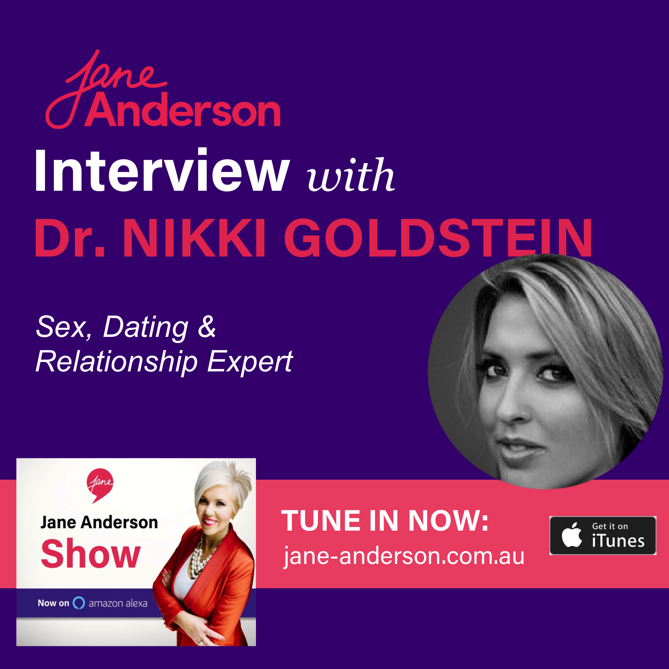 Episode 14 - Sex, Dating & Relationship Expert Dr. Nikki Goldstein episode artwork